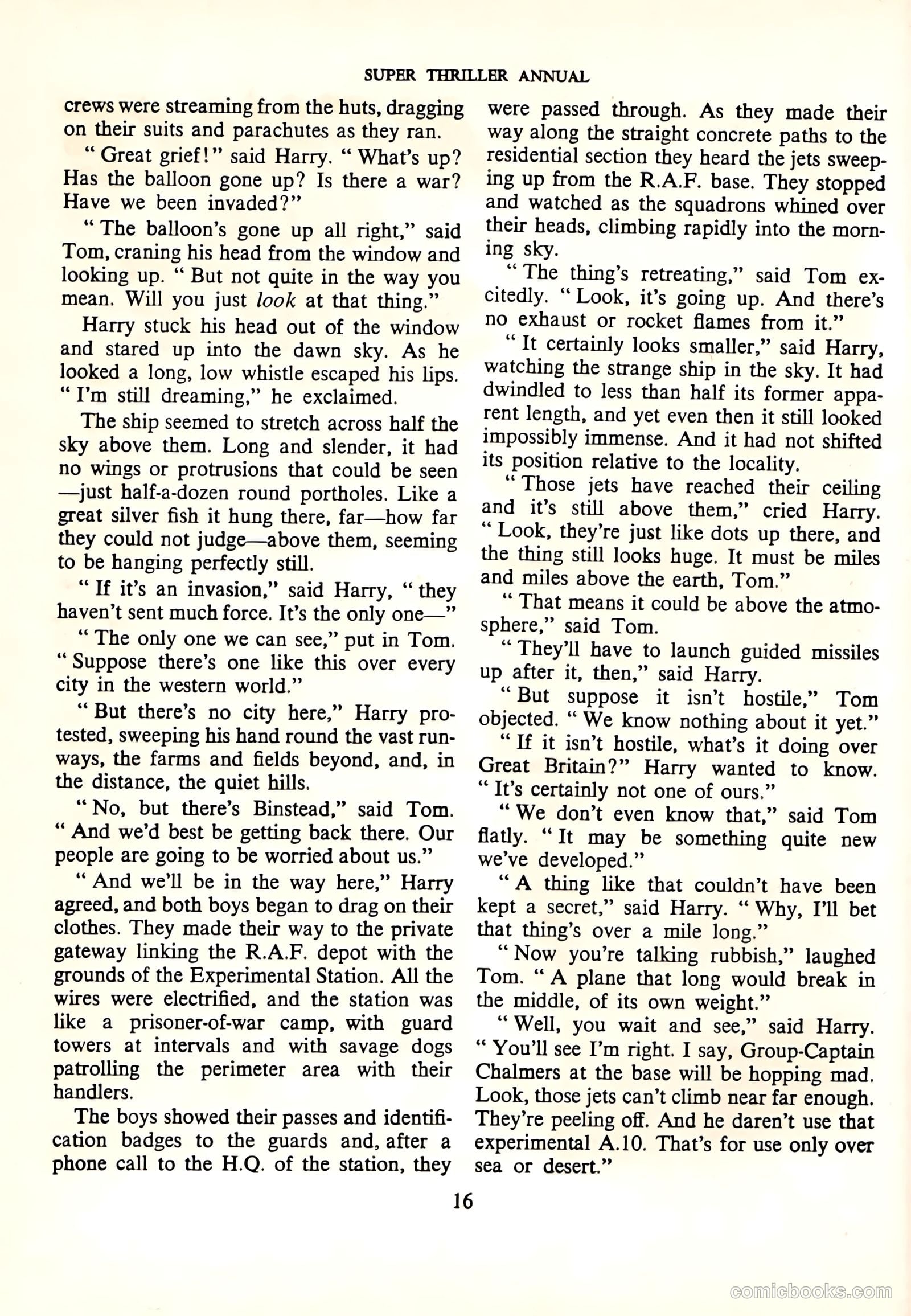 Super Thriller Annual #1958 — page 16 of 128