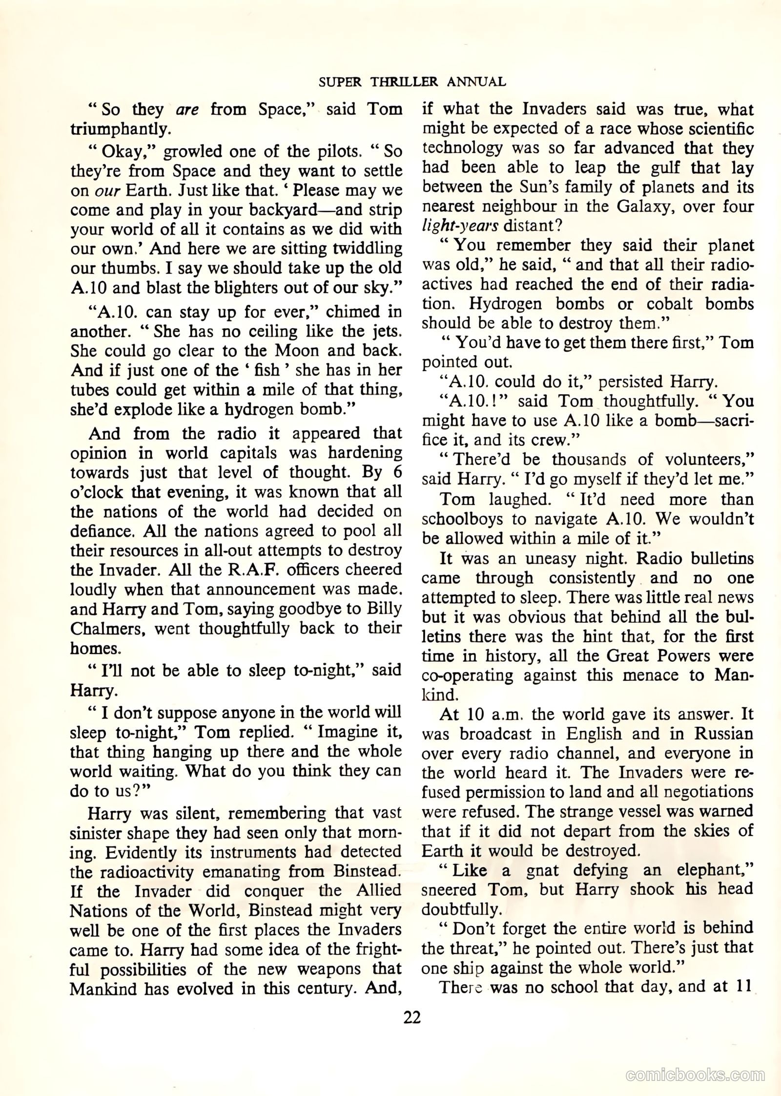 Super Thriller Annual #1958 — page 22 of 128