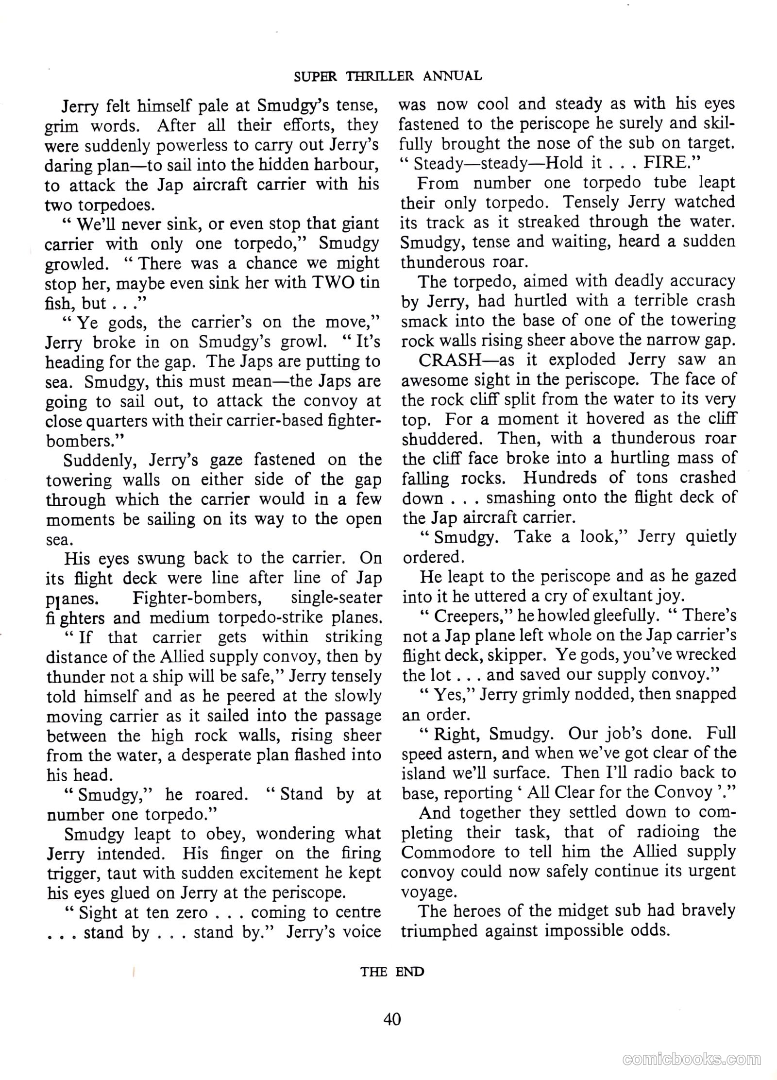 Super Thriller Annual #1958 — page 40 of 128