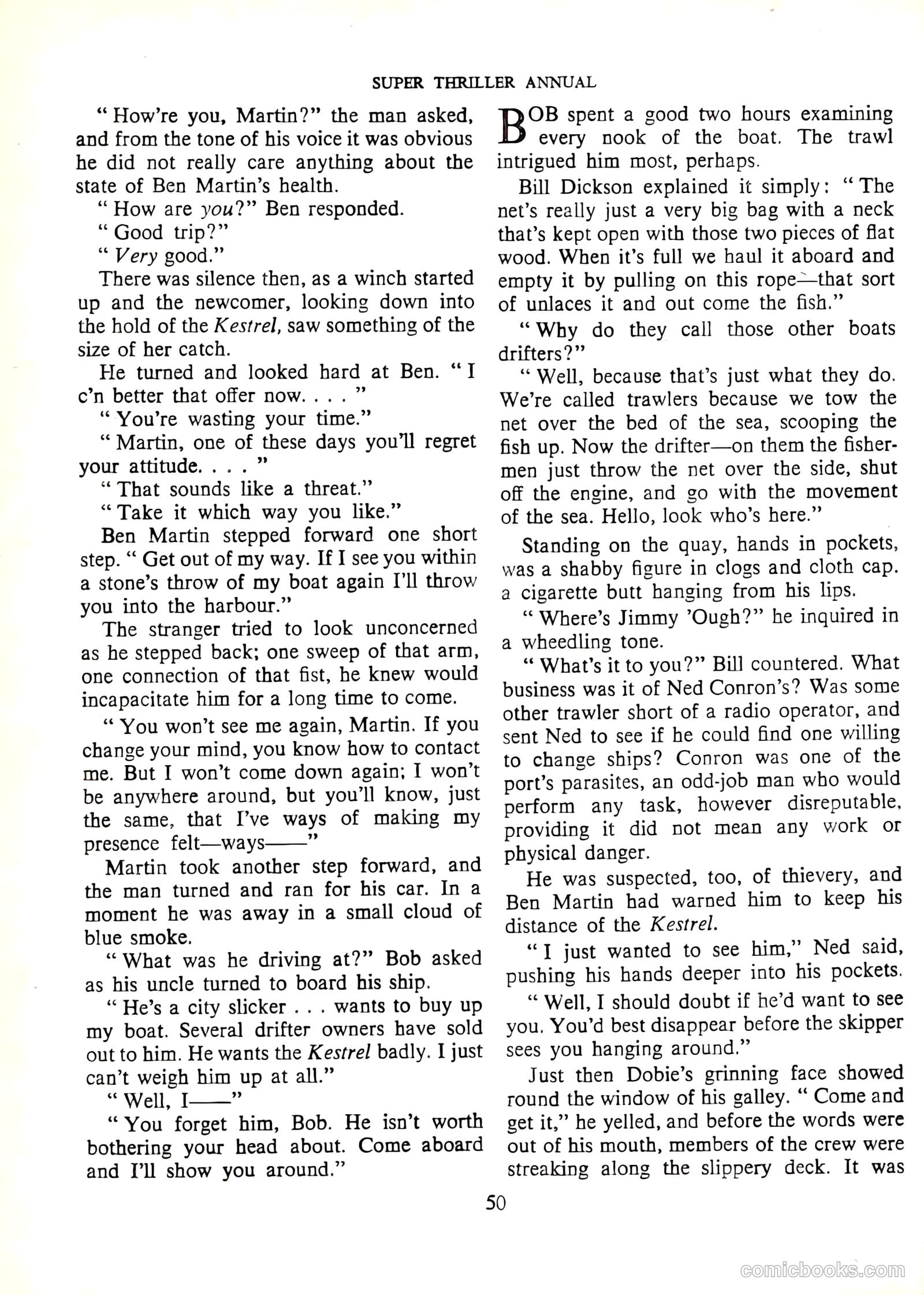 Super Thriller Annual #1958 — page 50 of 128