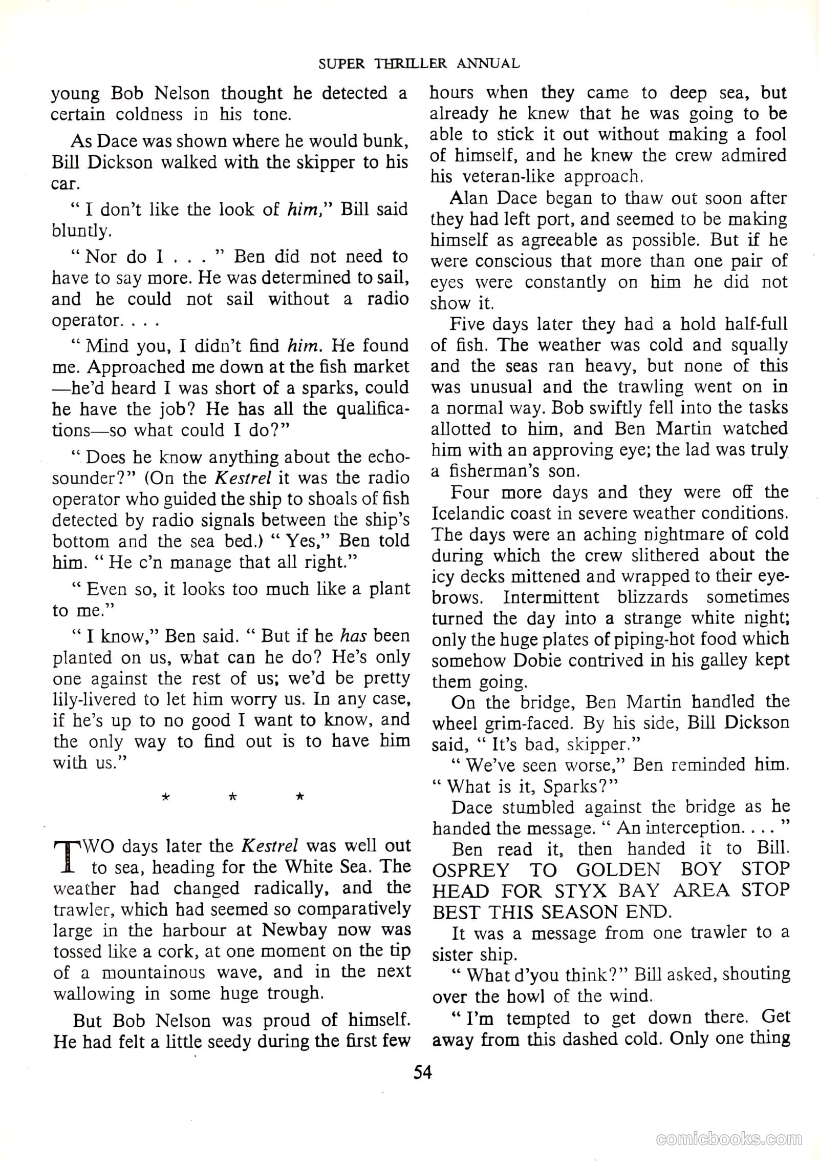 Super Thriller Annual #1958 — page 54 of 128