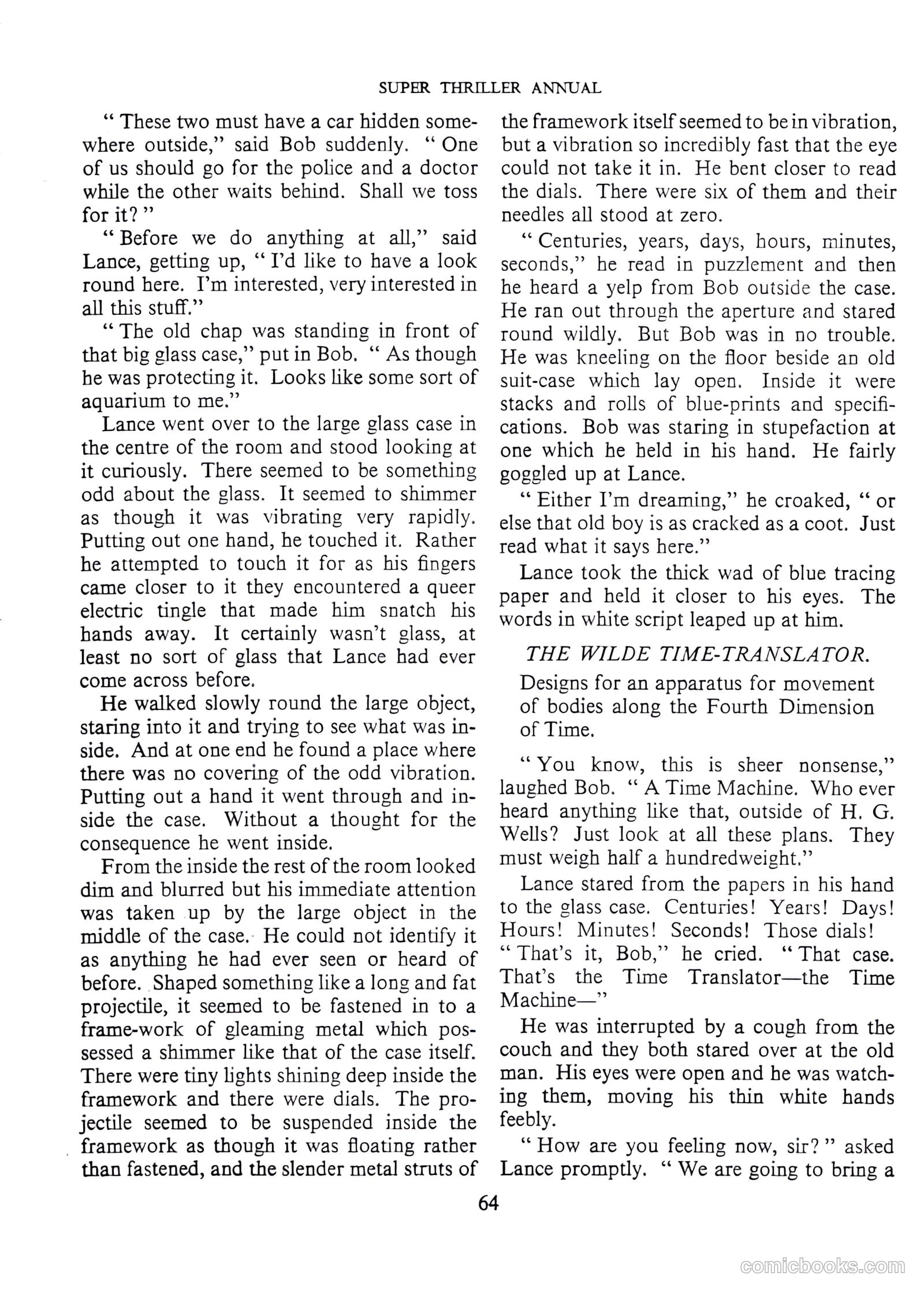 Super Thriller Annual #1958 — page 64 of 128