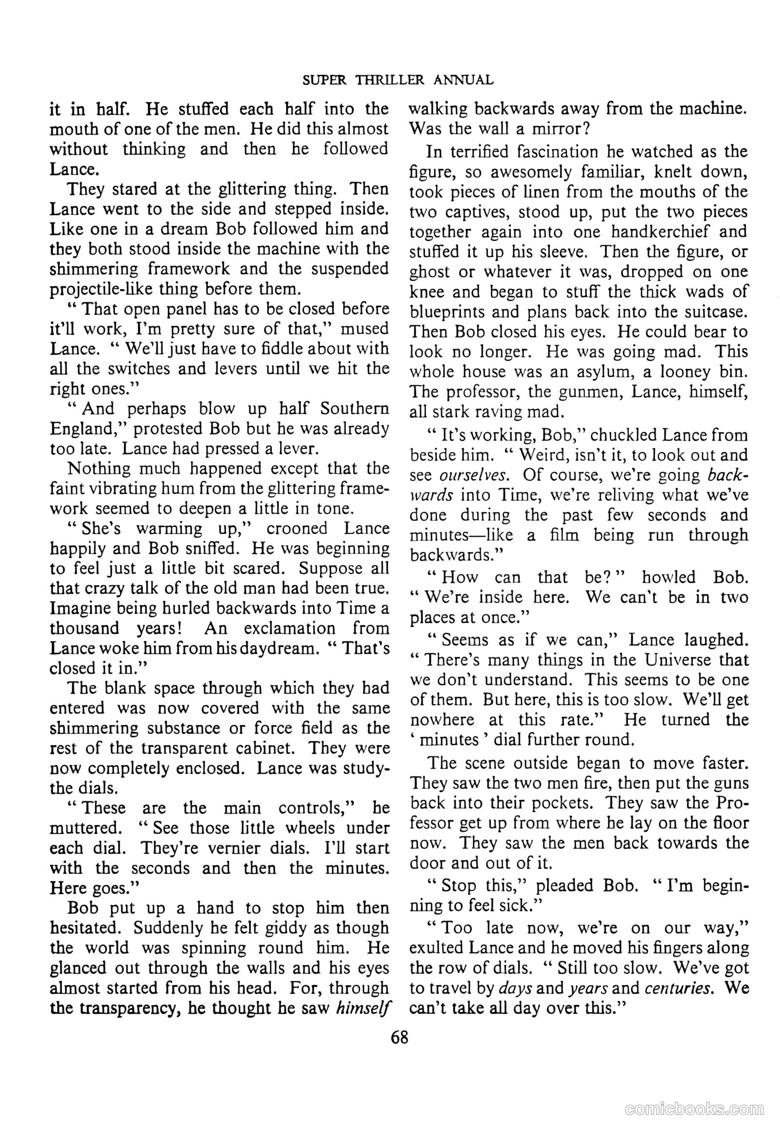 Super Thriller Annual #1958 — page 68 of 128