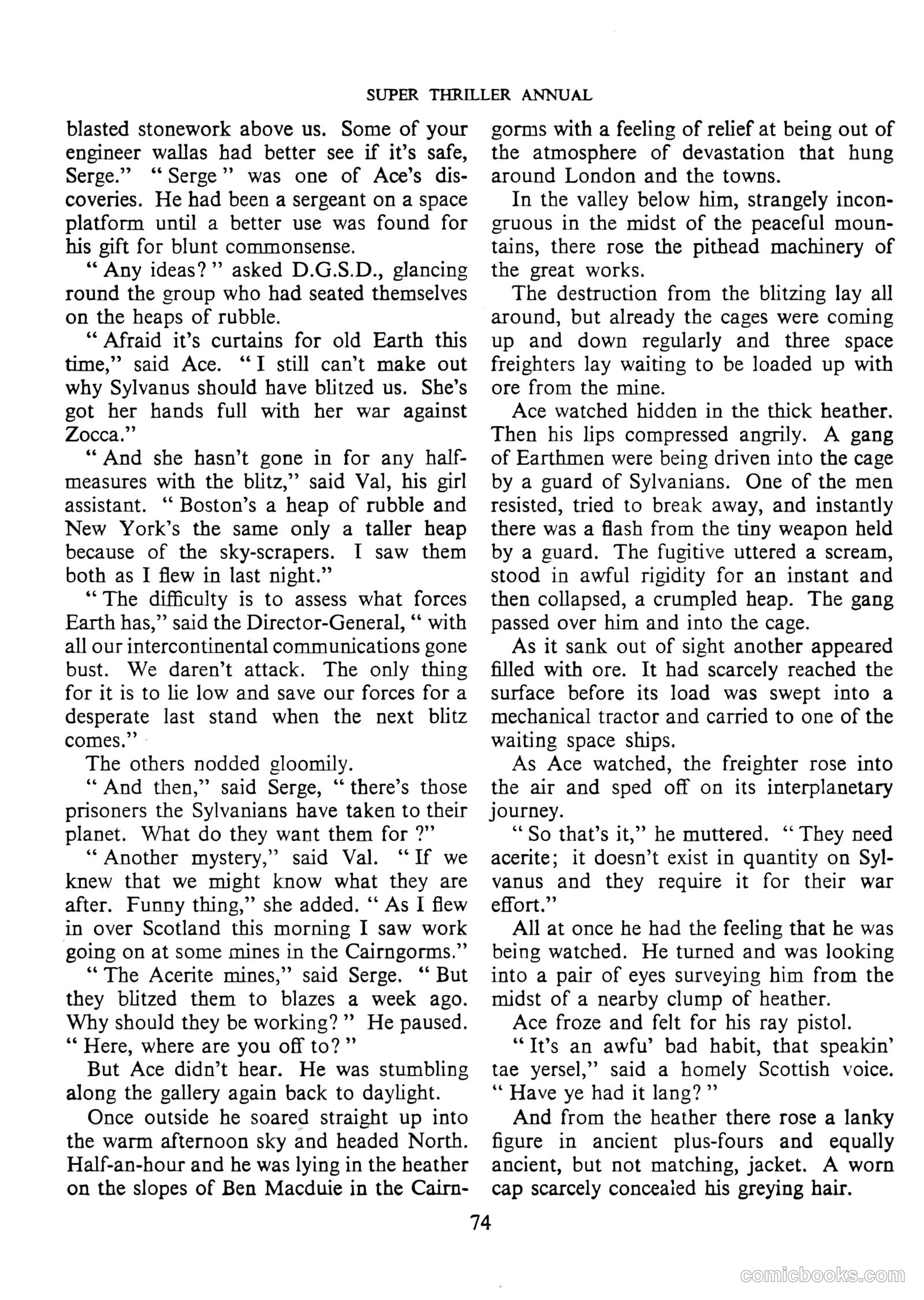 Super Thriller Annual #1958 — page 74 of 128