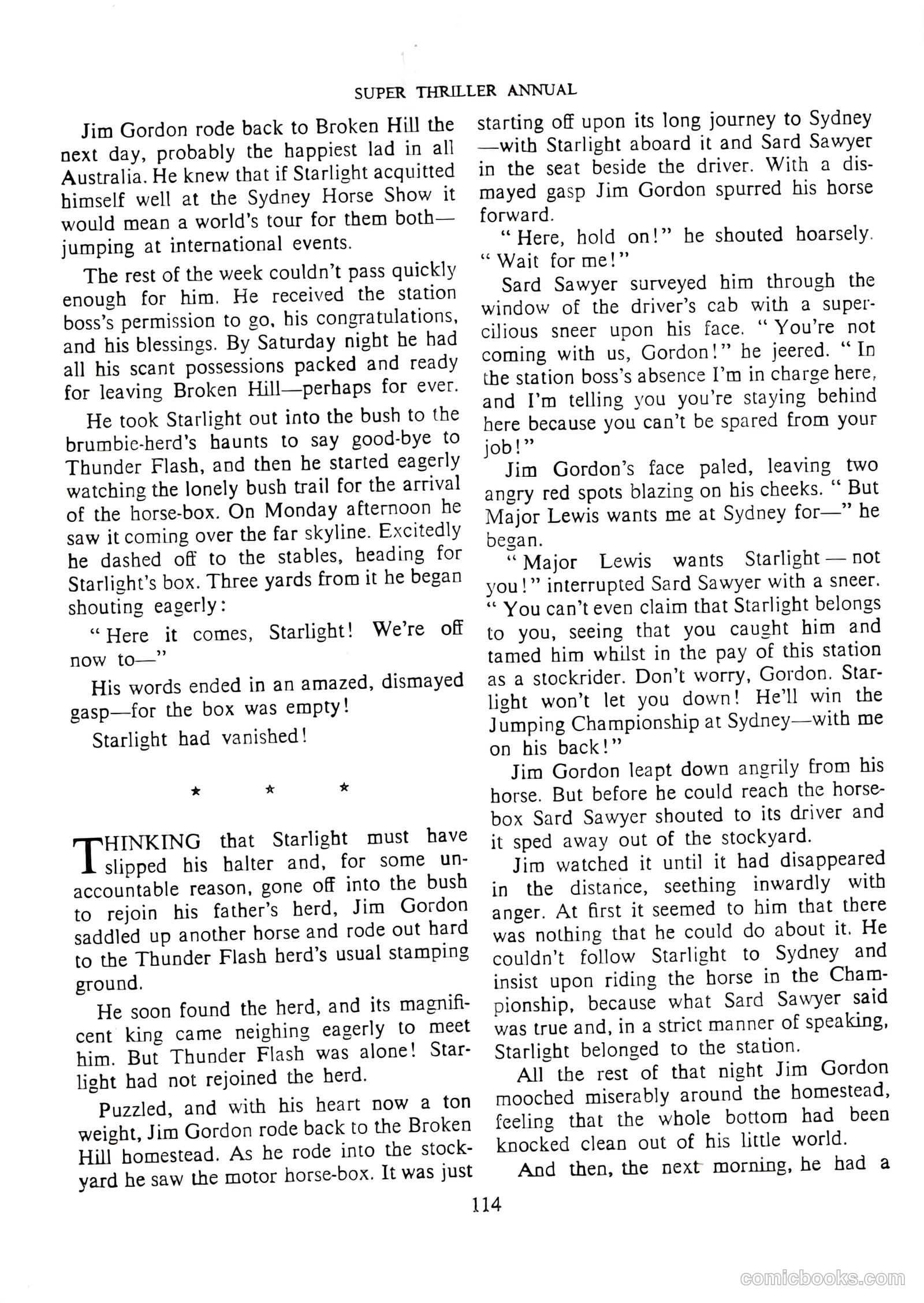Super Thriller Annual #1958 — page 114 of 128