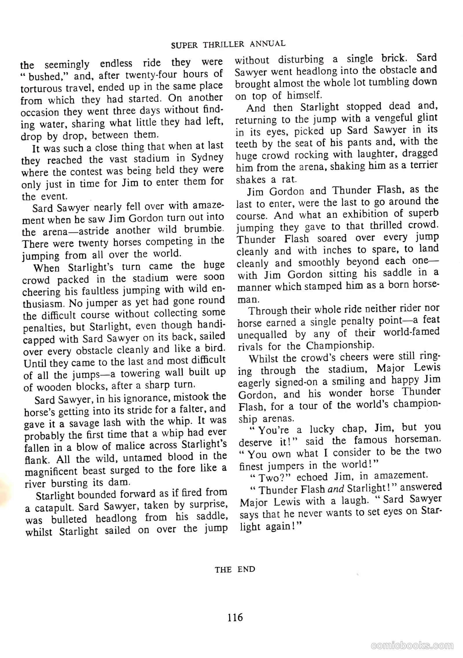 Super Thriller Annual #1958 — page 116 of 128