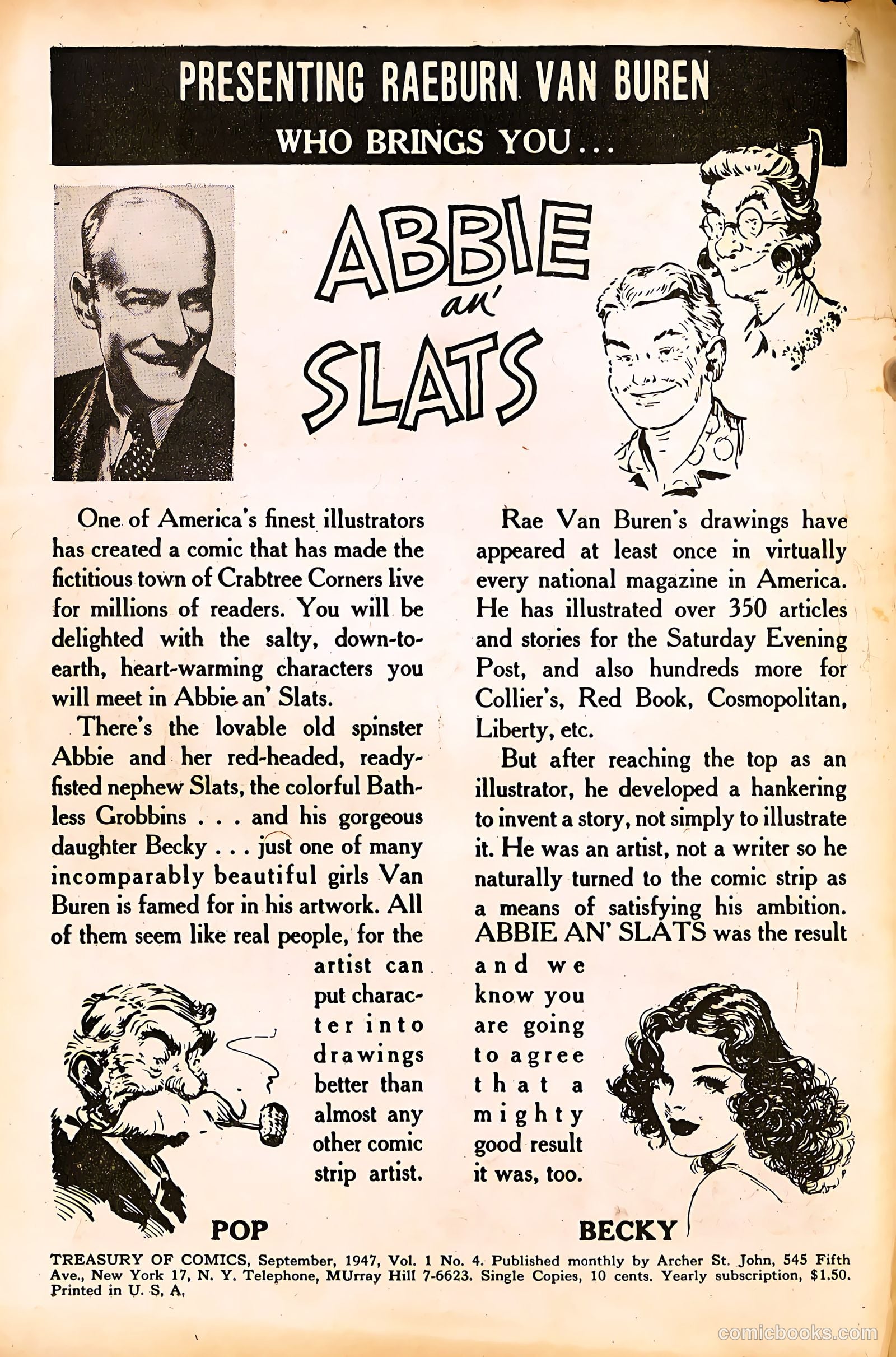 A Treasury of Comics #1 — page 2 of 36