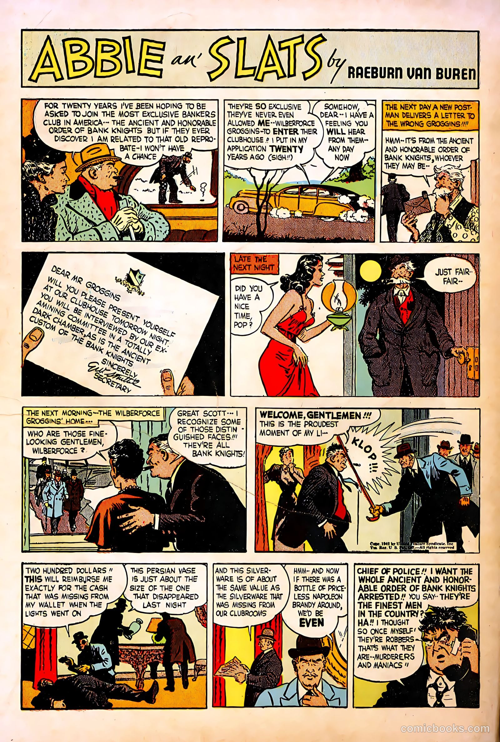 A Treasury of Comics #1 — page 36 of 36