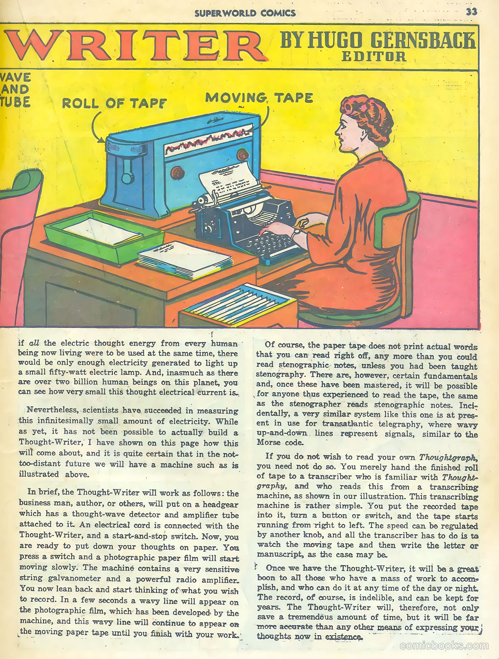 Superworld Comics #3 — page 69 of 70