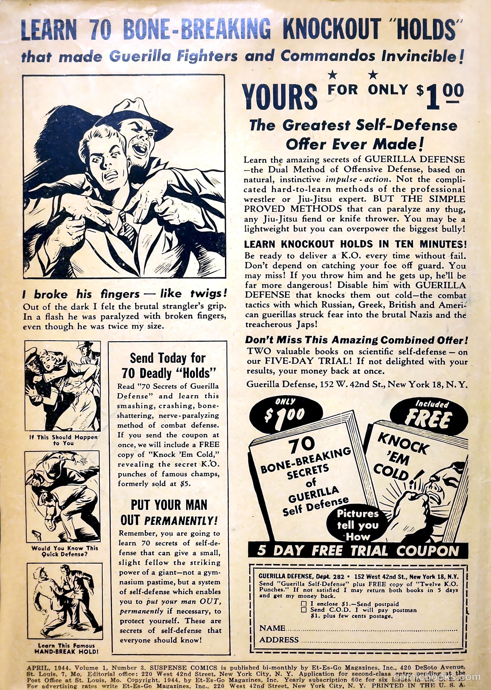 Suspense Comics #3 — page 2 of 61