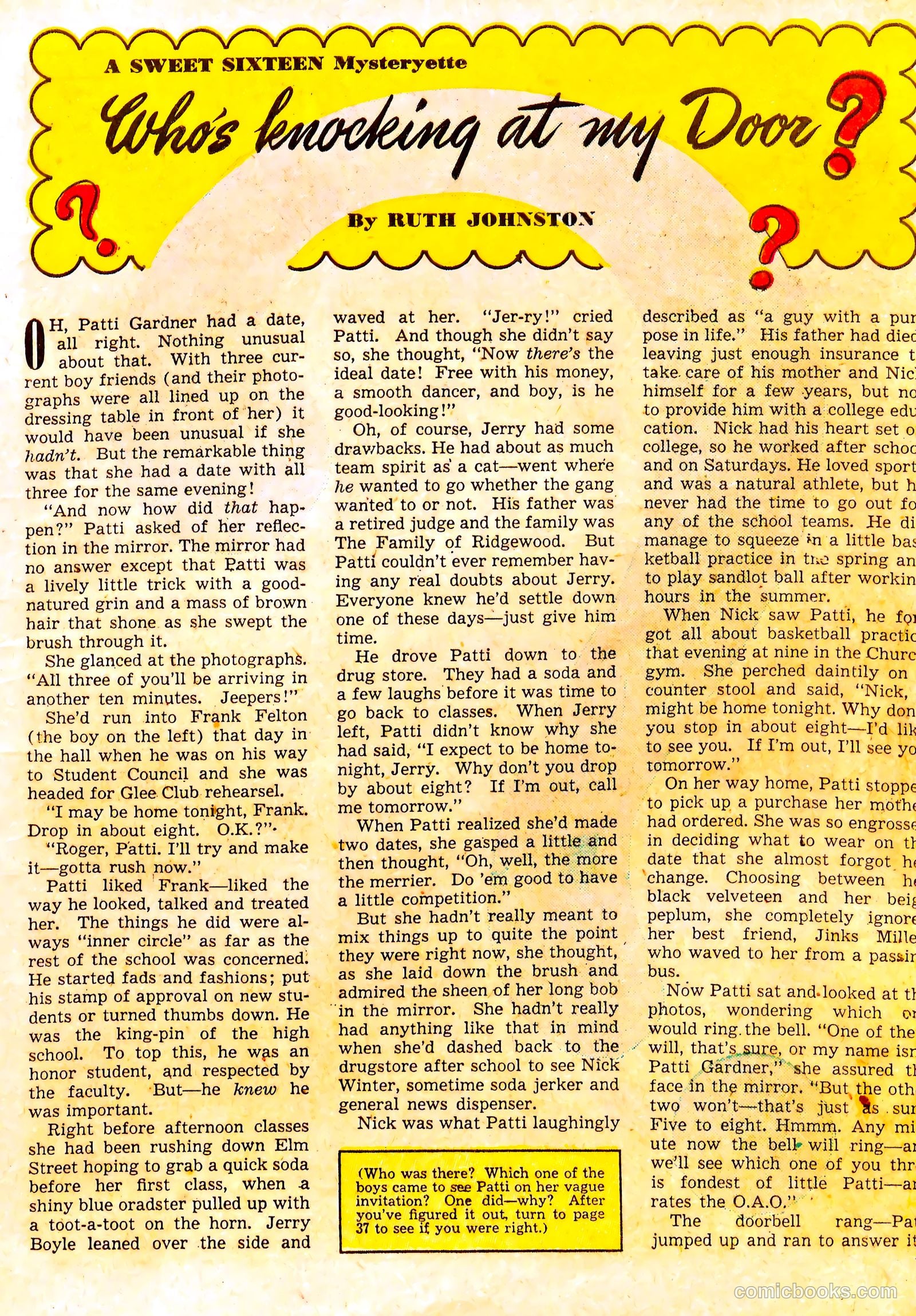 Sweet Sixteen #1 — page 15 of 51