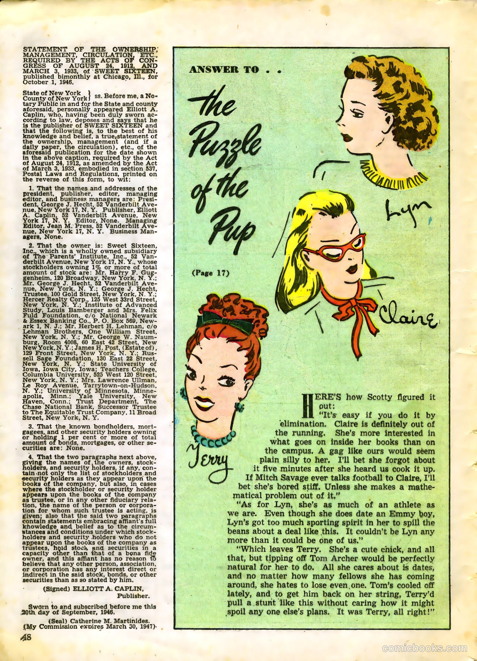 Sweet Sixteen #3 — page 49 of 53