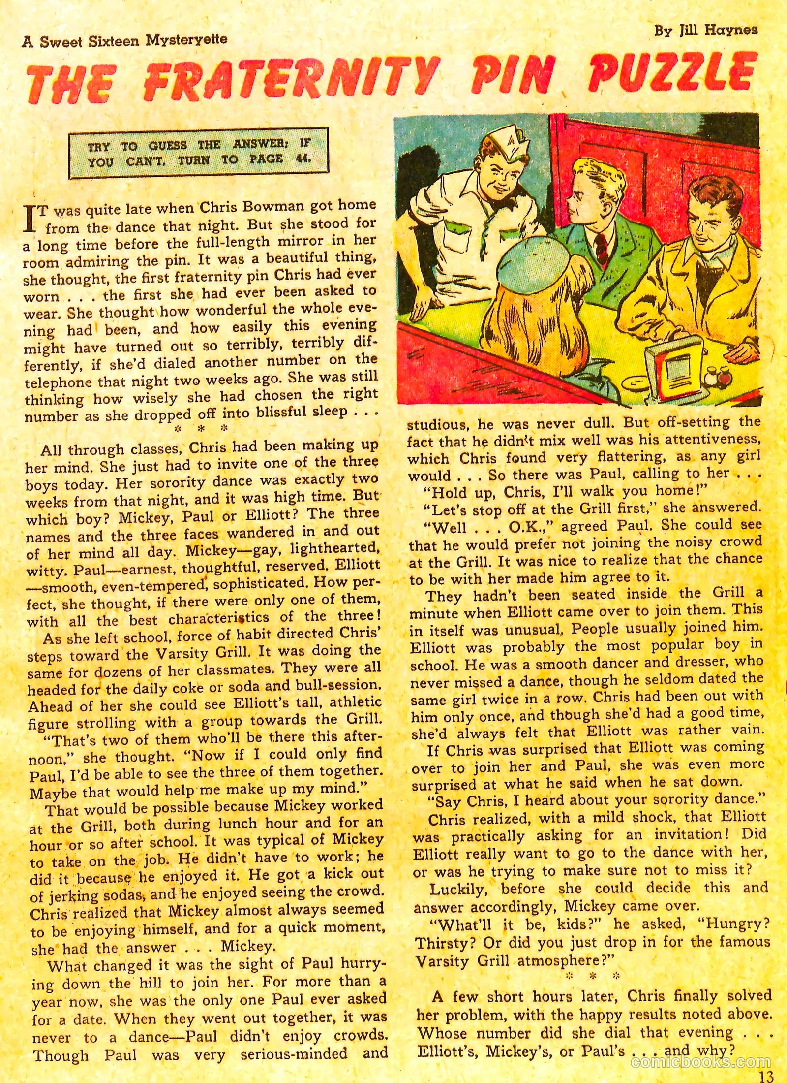 Sweet Sixteen #5 — page 13 of 51