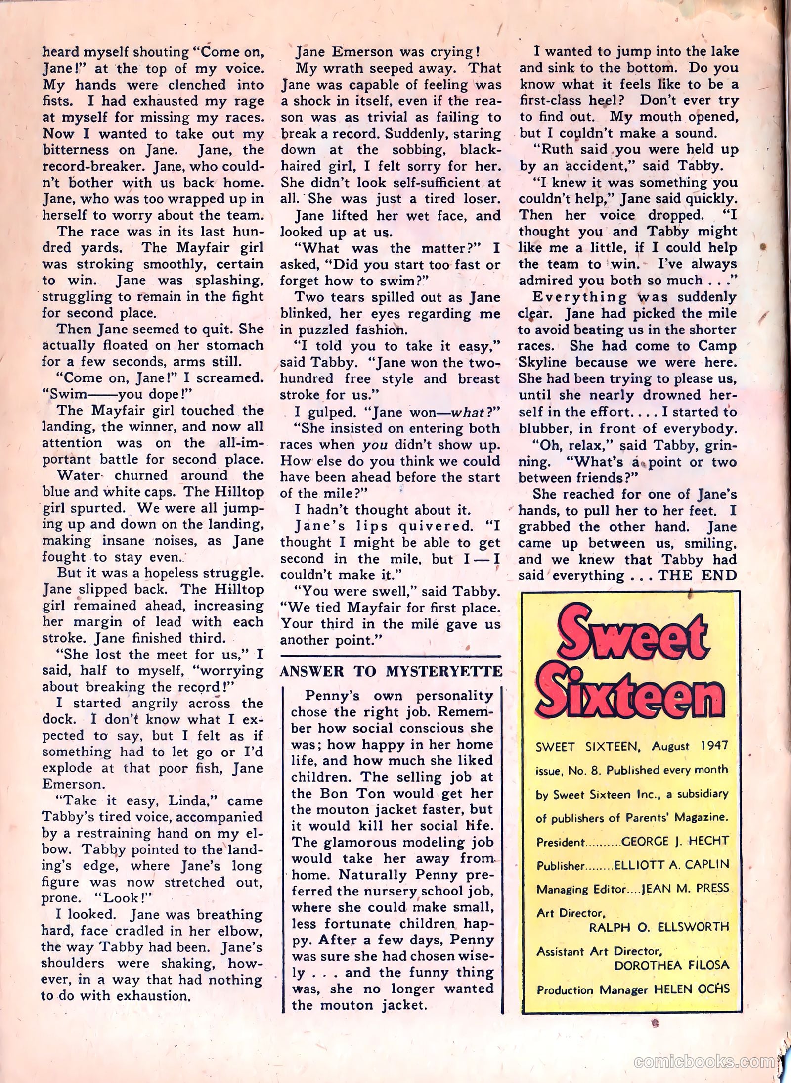 Sweet Sixteen #8 — page 33 of 35