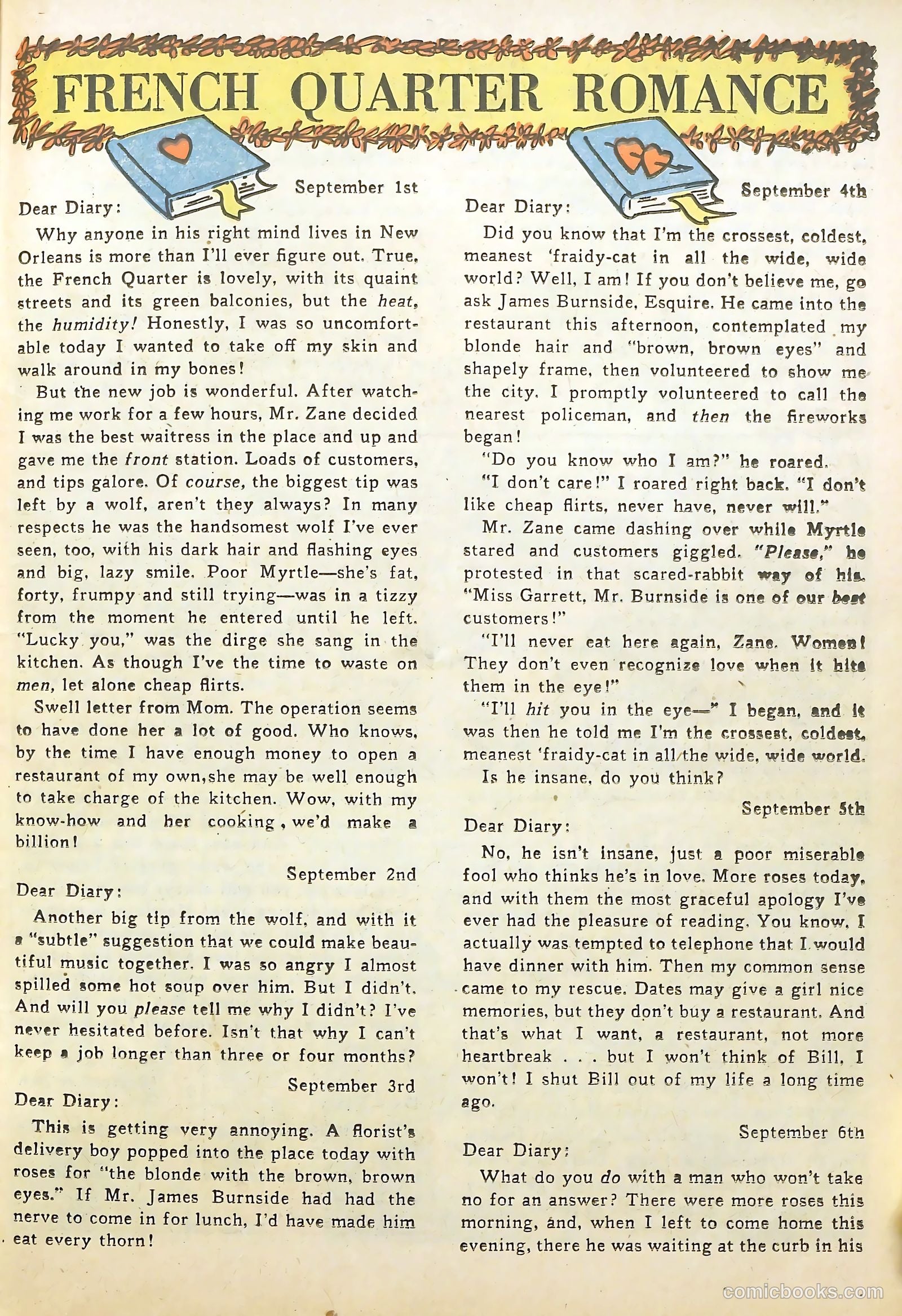 Sweetheart Diary #1 — page 23 of 36
