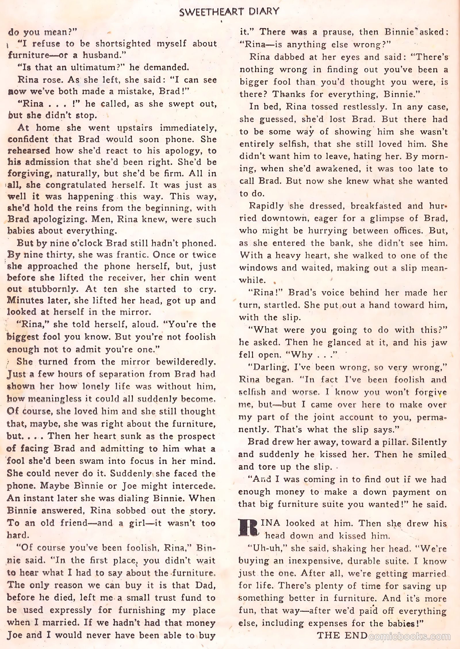 Sweetheart Diary #14 — page 26 of 36
