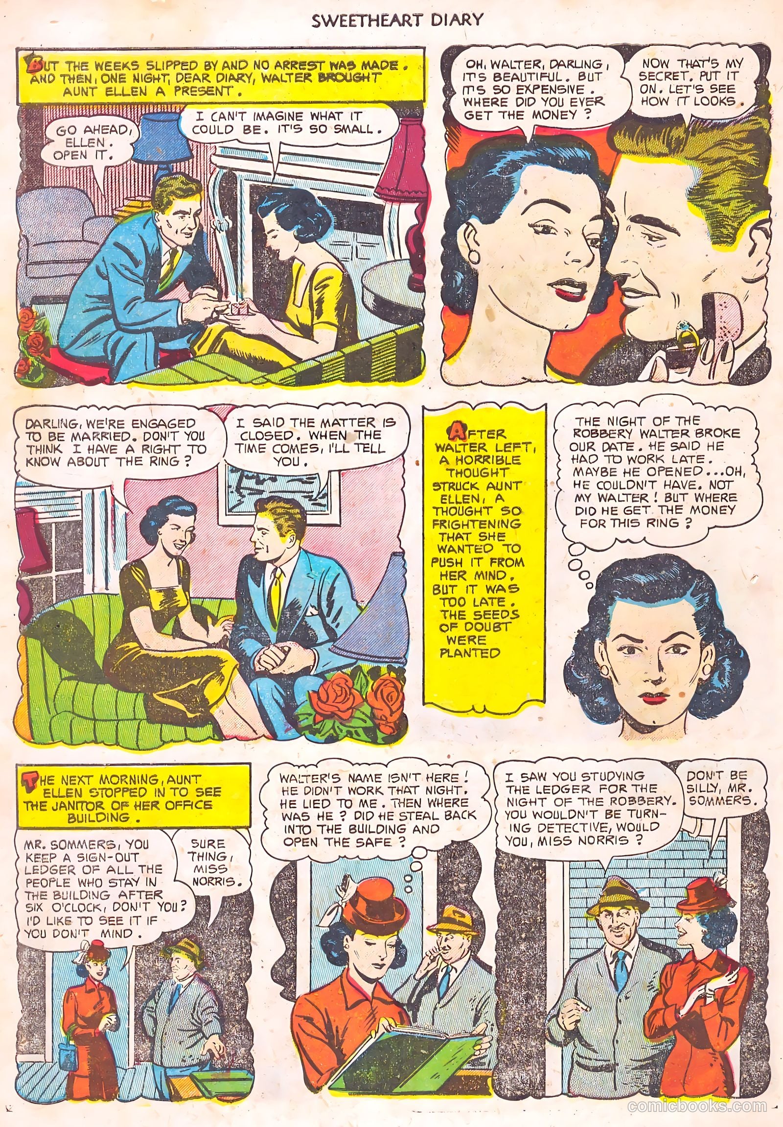 Sweetheart Diary #14 — page 30 of 36