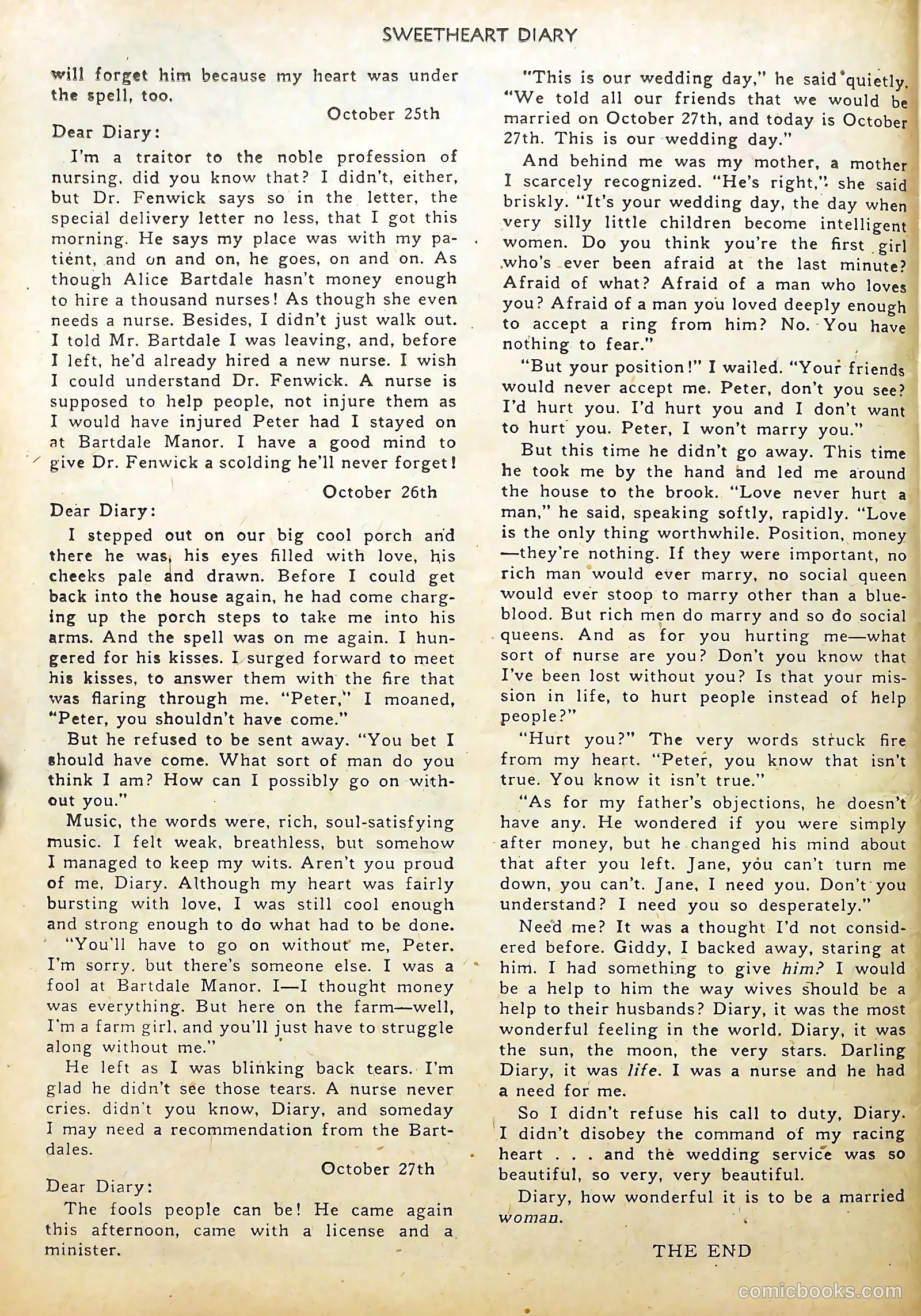 Sweetheart Diary #2 — page 24 of 36