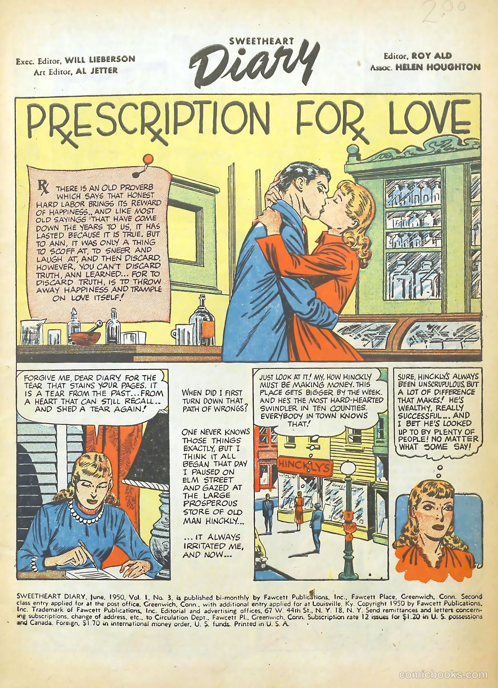Sweetheart Diary #3 — page 3 of 36