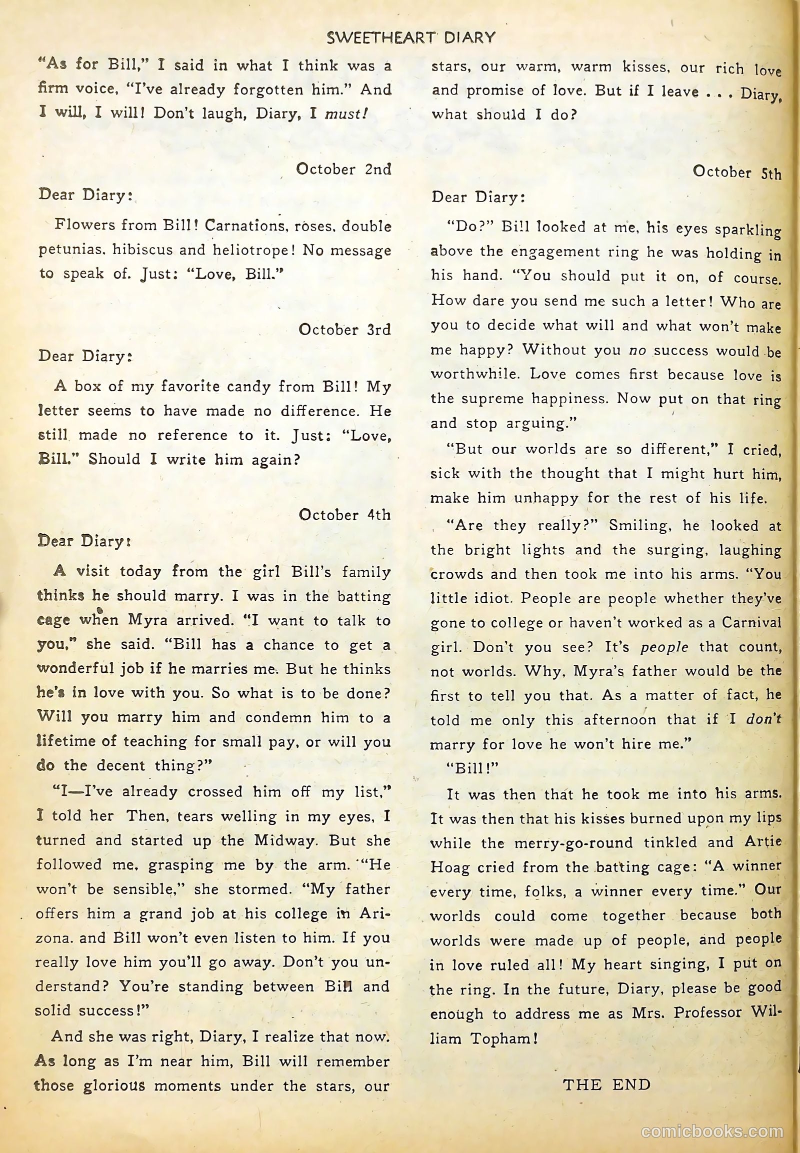 Sweetheart Diary #3 — page 26 of 36