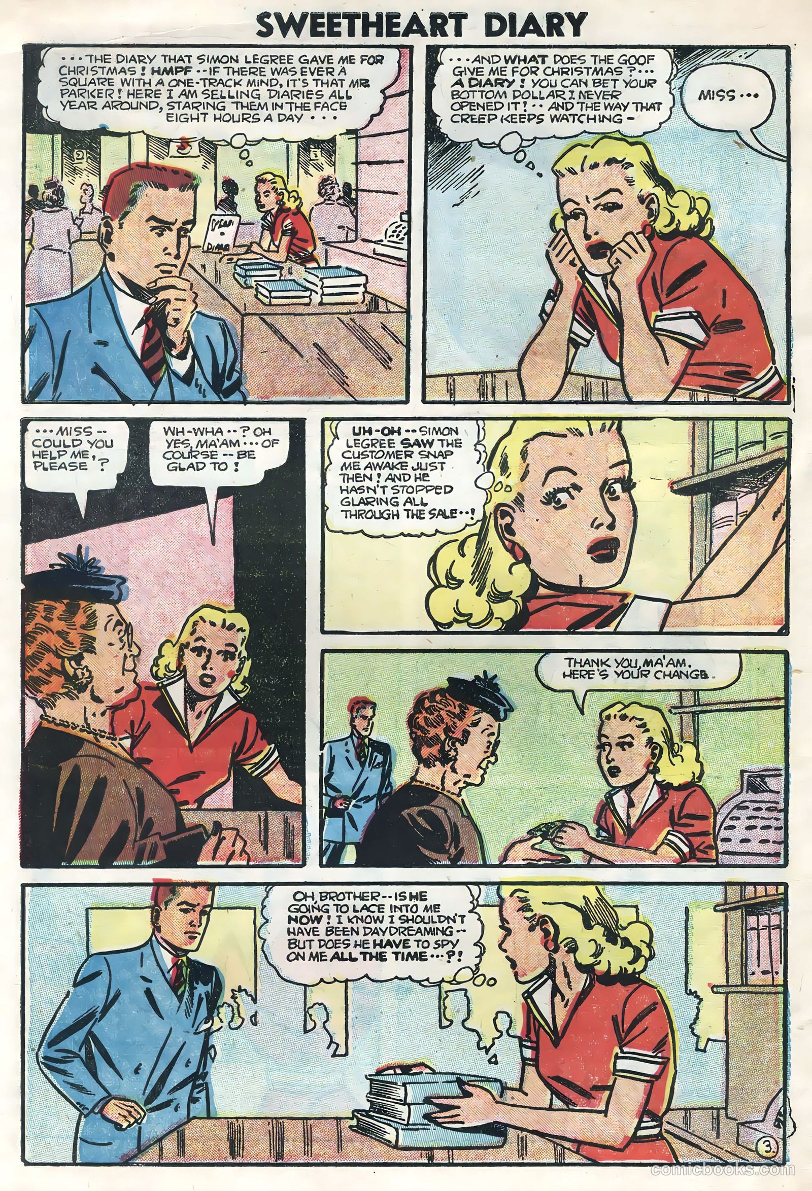Sweetheart Diary #33 — page 30 of 36