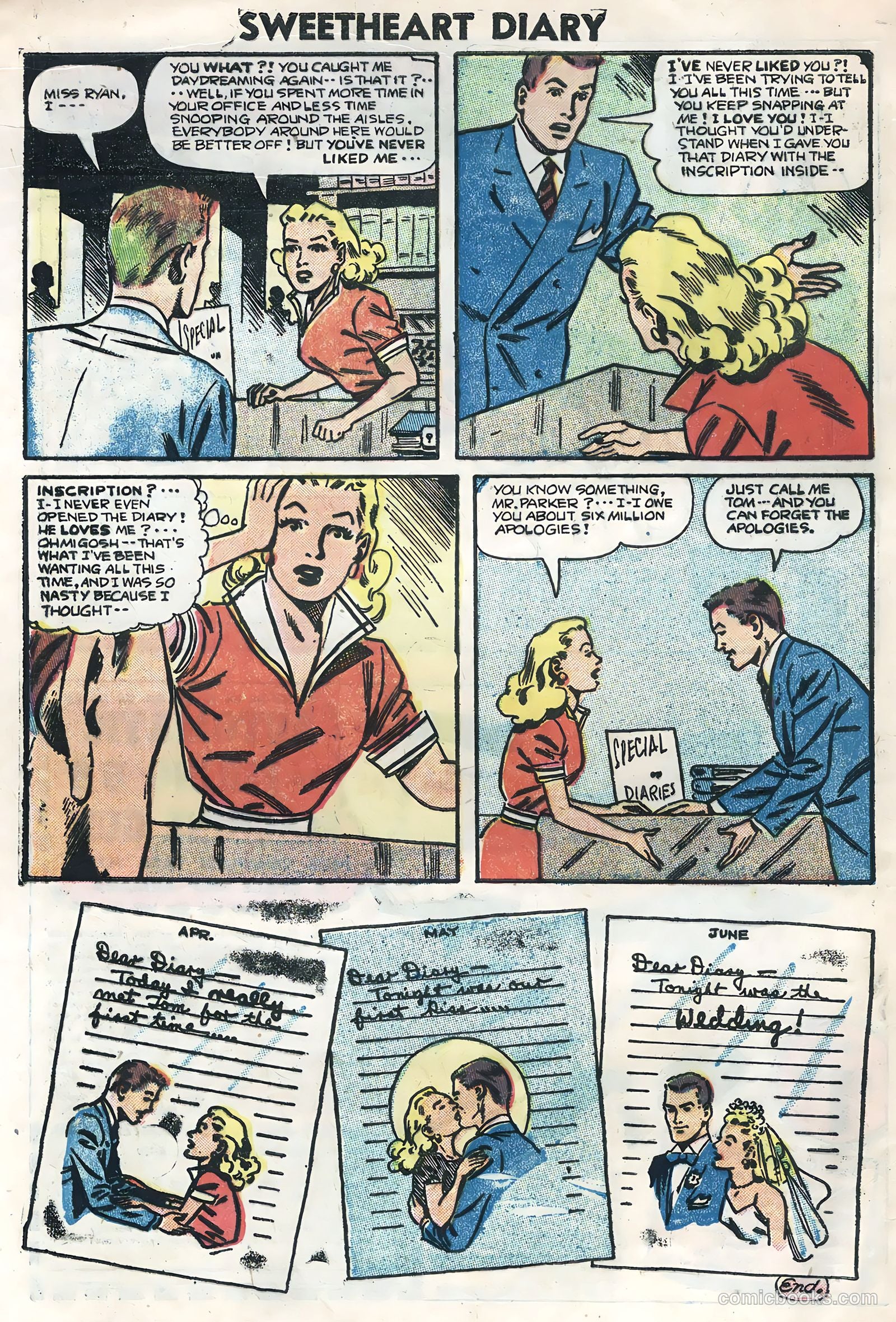 Sweetheart Diary #33 — page 32 of 36