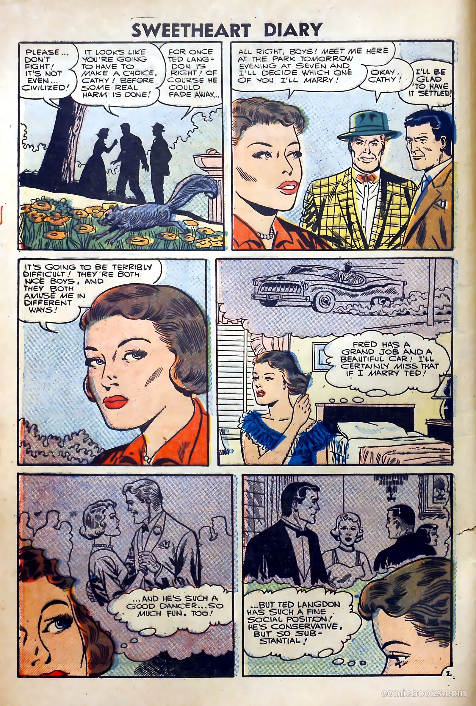 Sweetheart Diary #34 — page 4 of 36