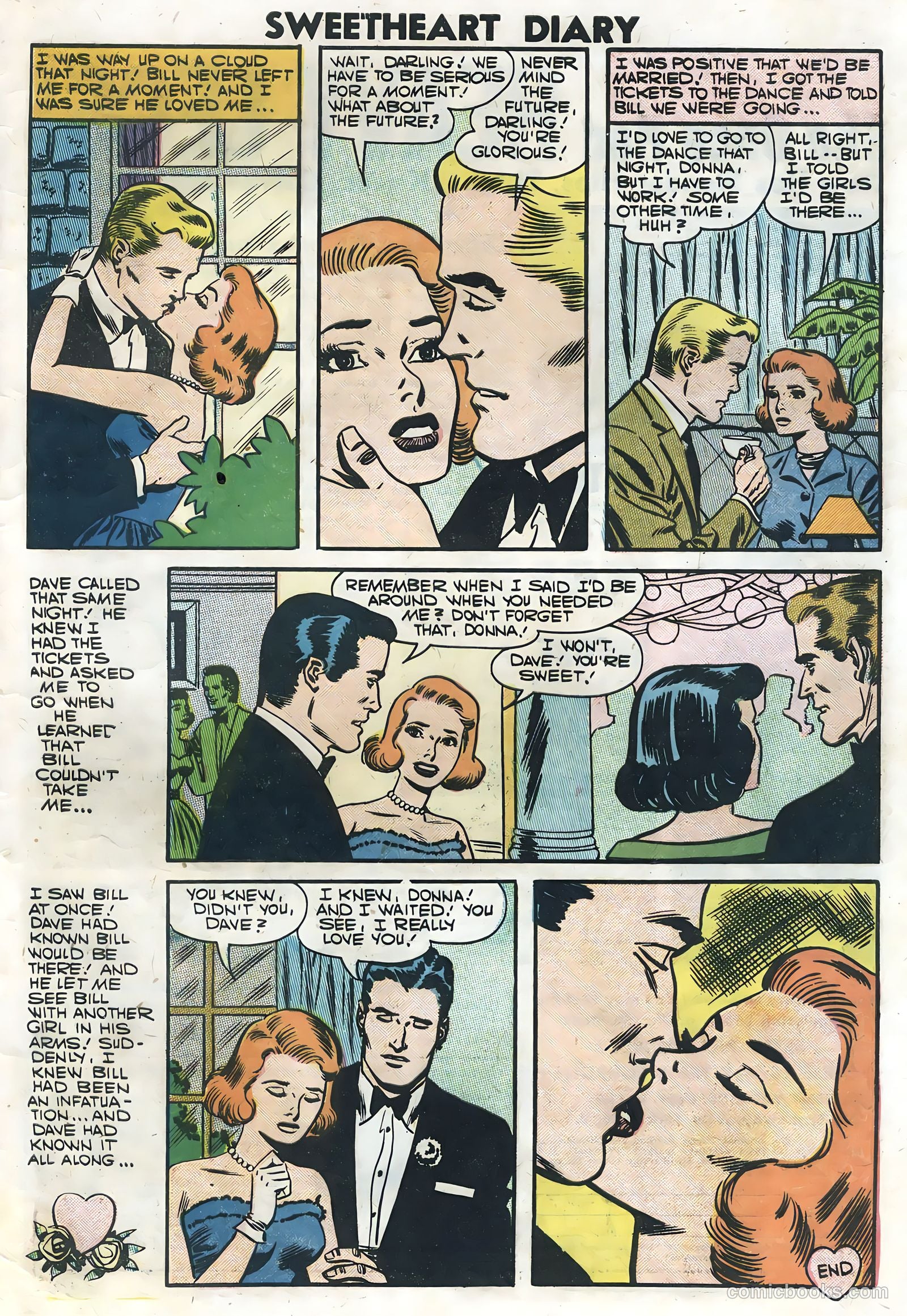 Sweetheart Diary #38 — page 33 of 36