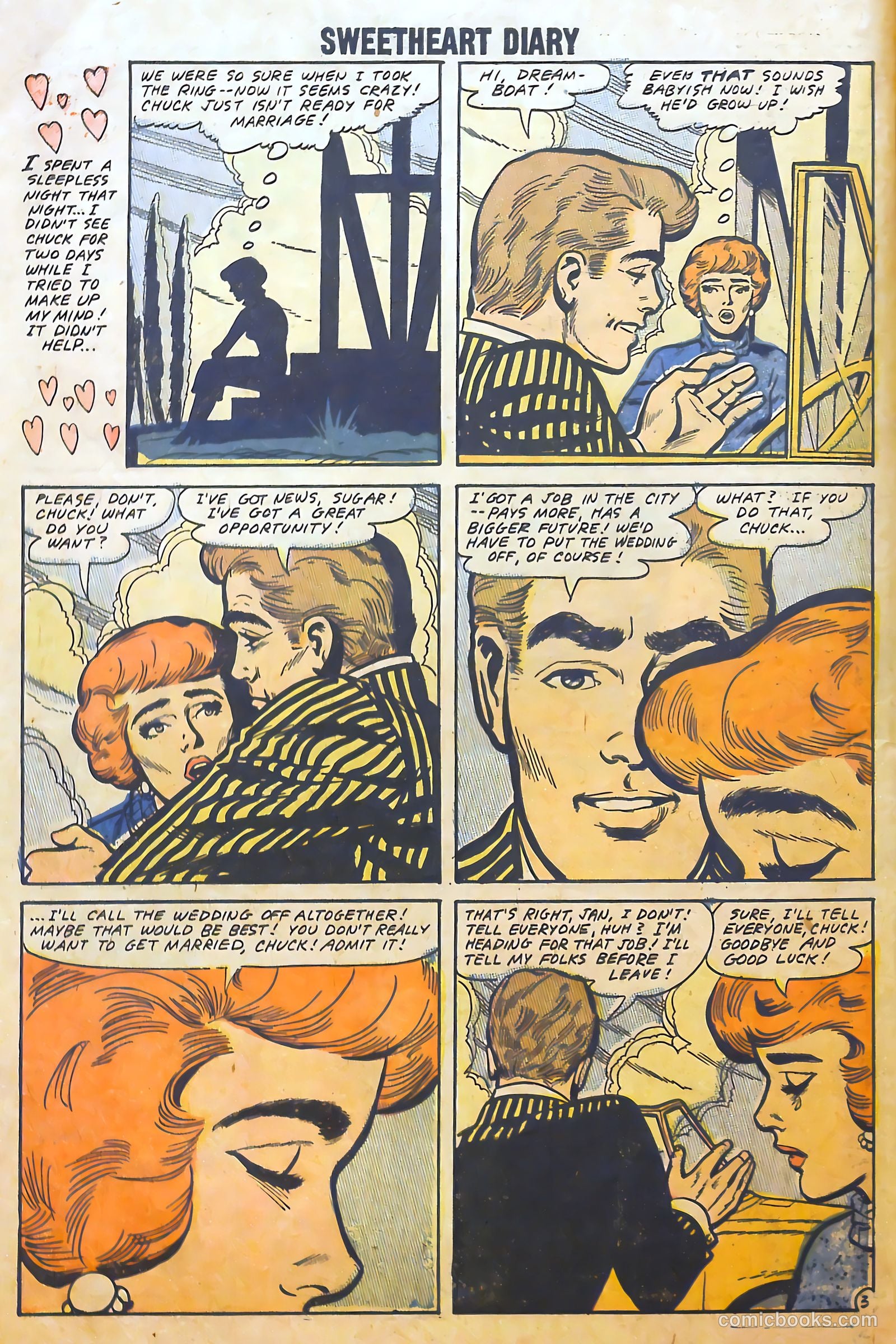 Sweetheart Diary #41 — page 56 of 68