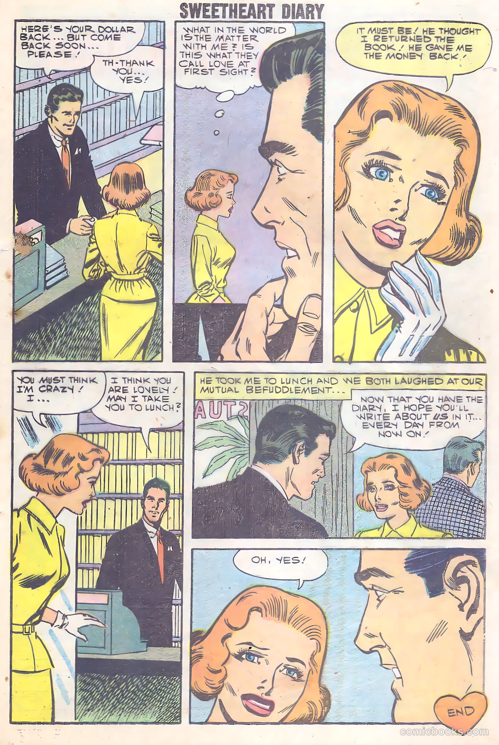 Sweetheart Diary #45 — page 21 of 36