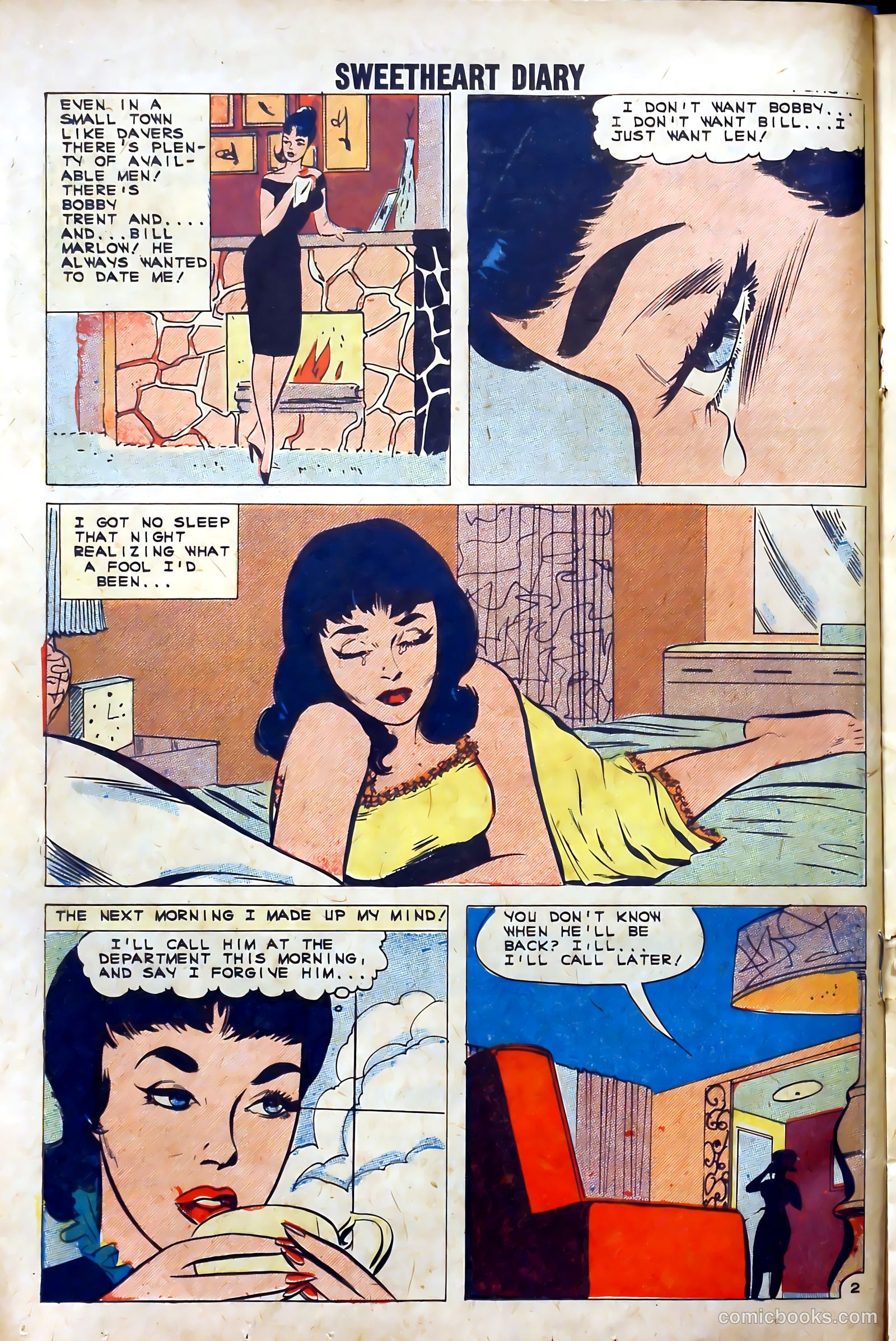 Sweetheart Diary #58 — page 16 of 36
