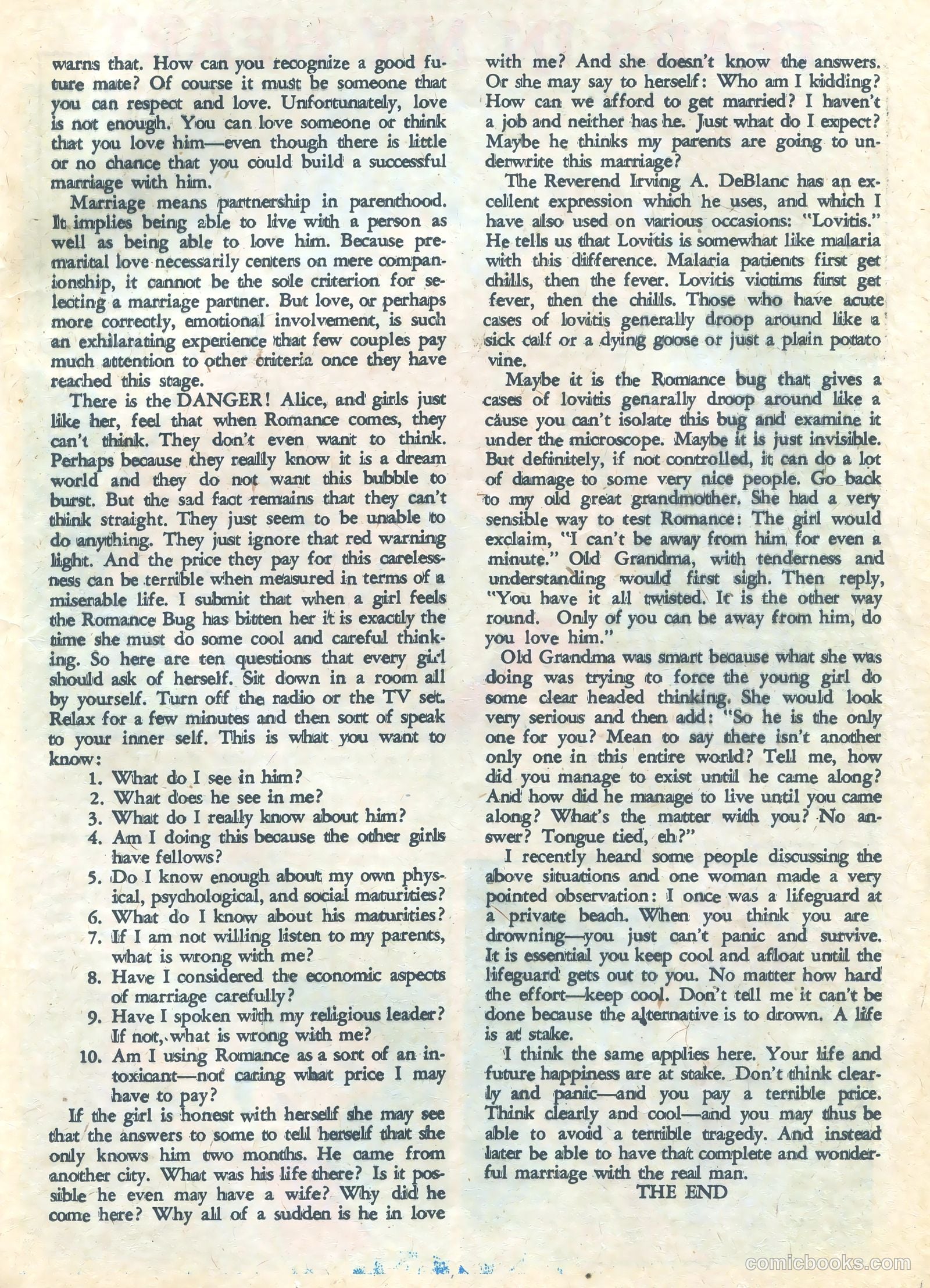 Sweetheart Diary #62 — page 25 of 36
