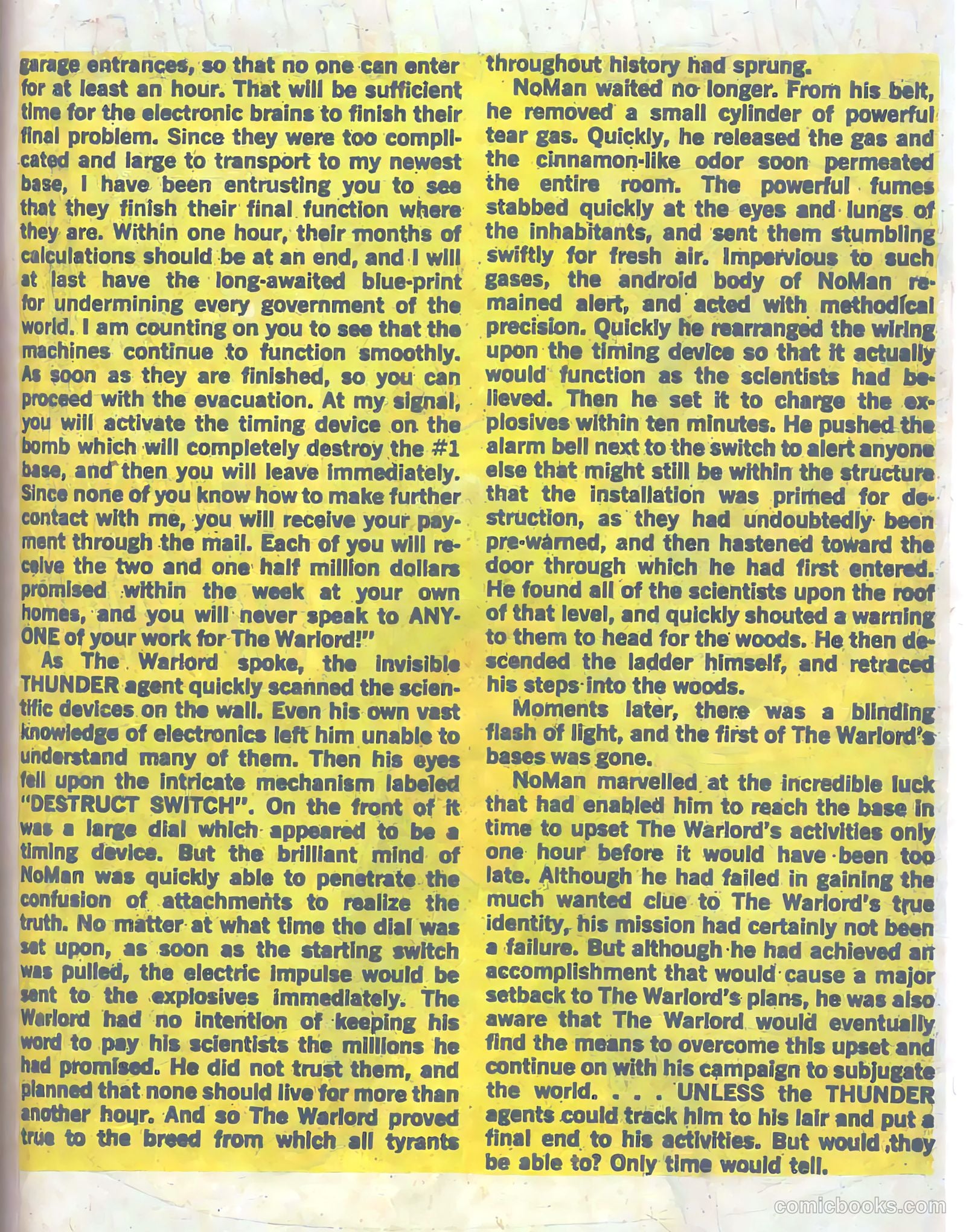 T.H.U.N.D.E.R. Agents #1 — page 31 of 68