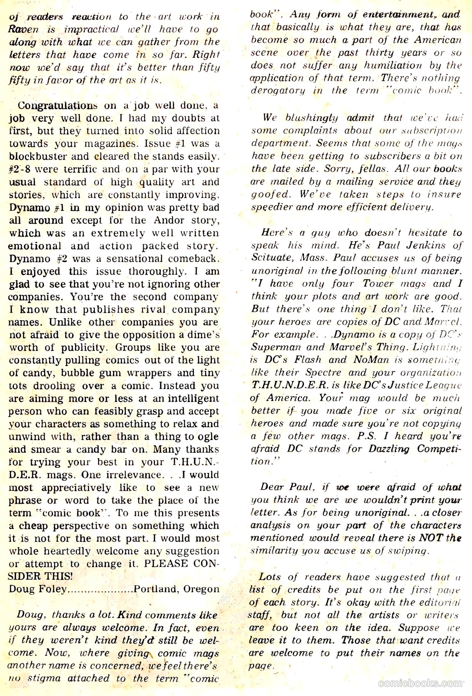 T.H.U.N.D.E.R. Agents #12 — page 43 of 68