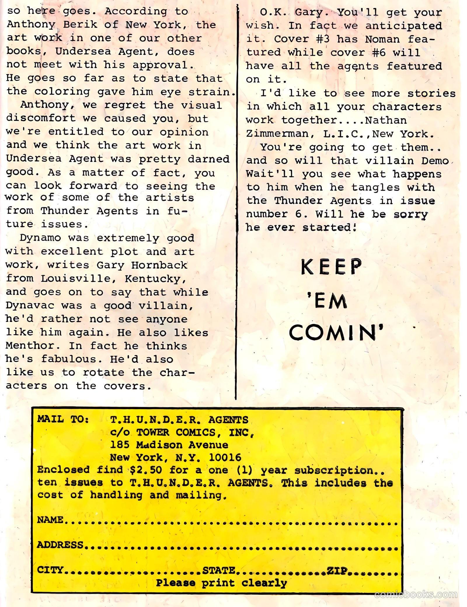 T.H.U.N.D.E.R. Agents #5 — page 51 of 68