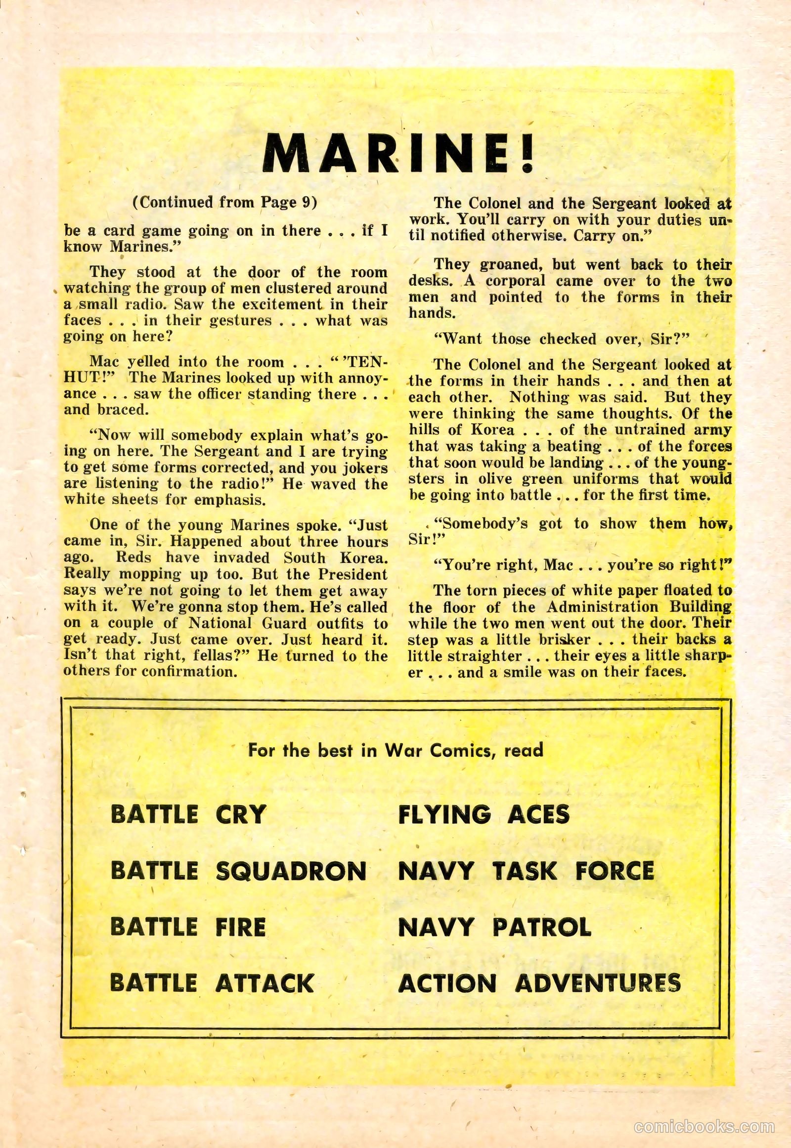 Battle Cry #19 — page 27 of 36