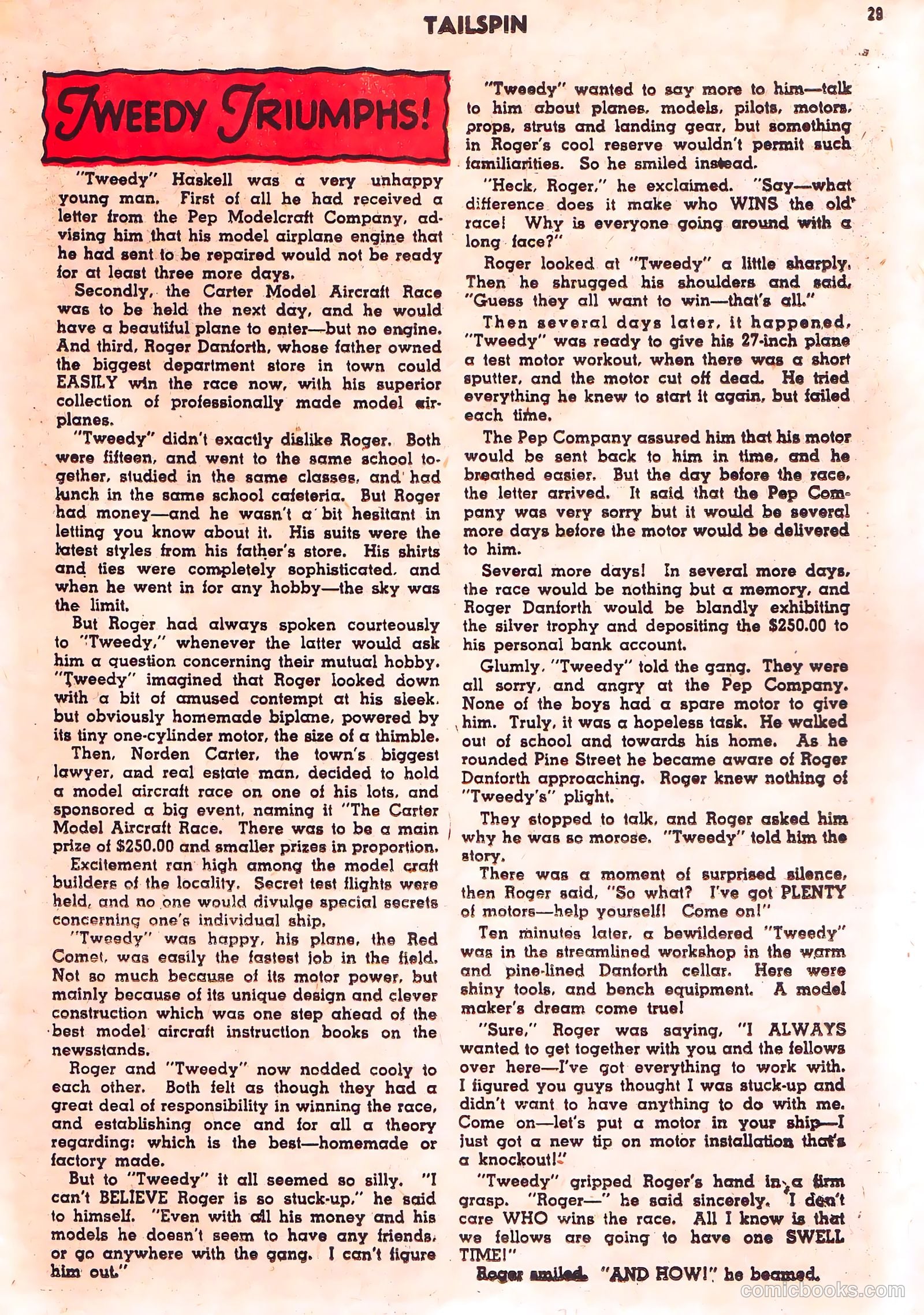 Tailspin Comics #1 — page 31 of 53