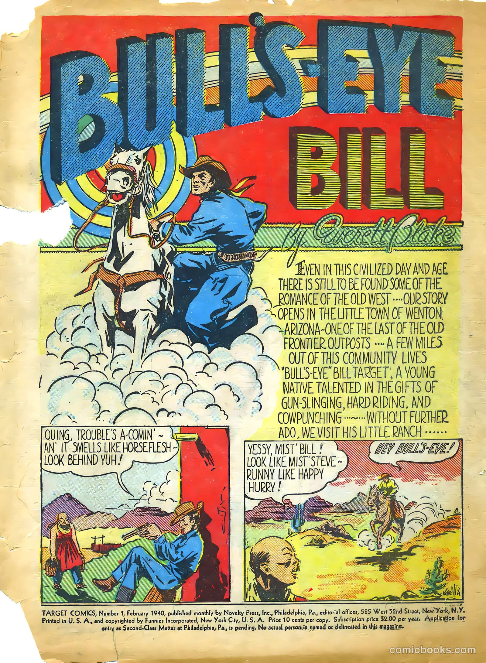 Target Comics #1 — page 3 of 69