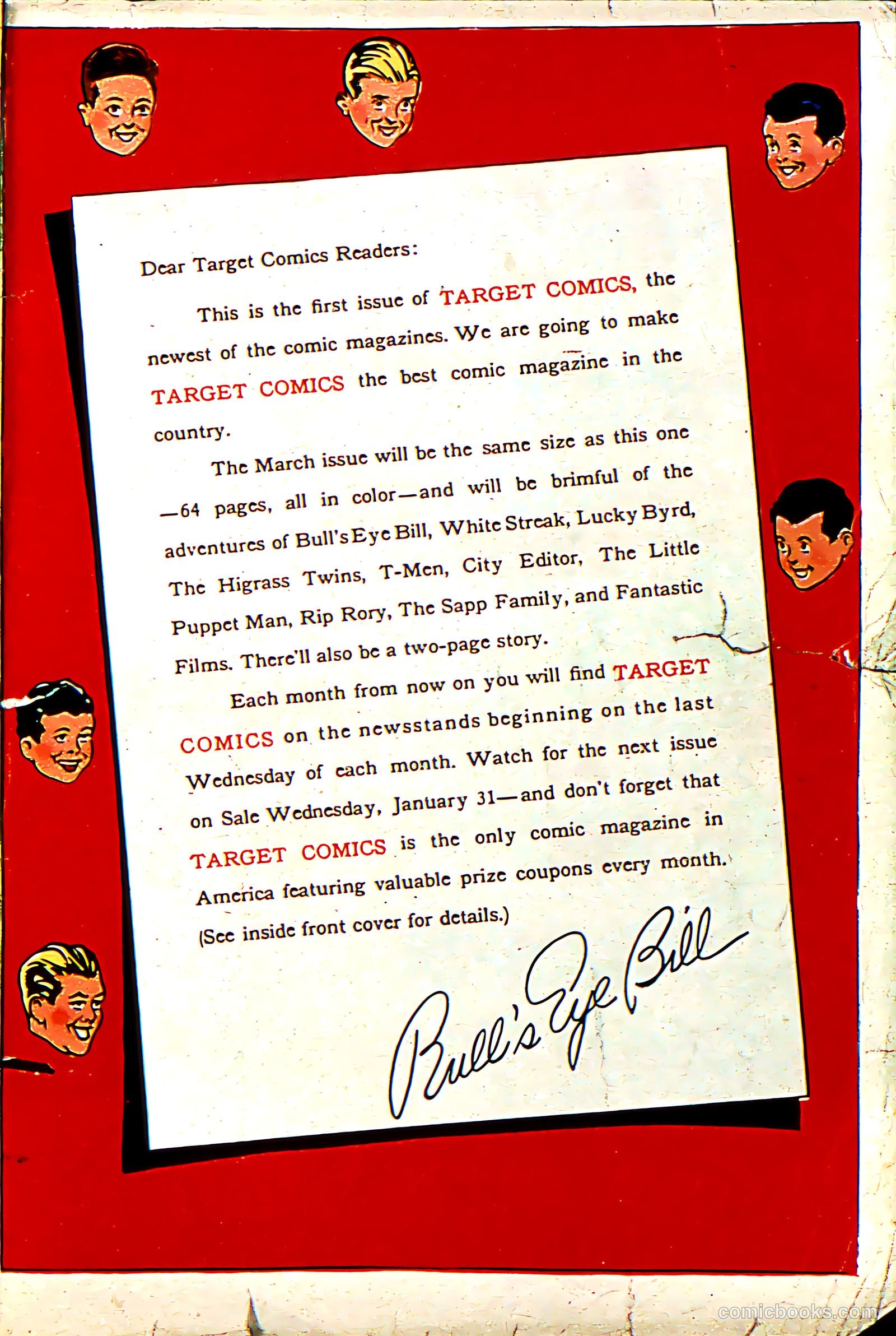 Target Comics #1 — page 67 of 69