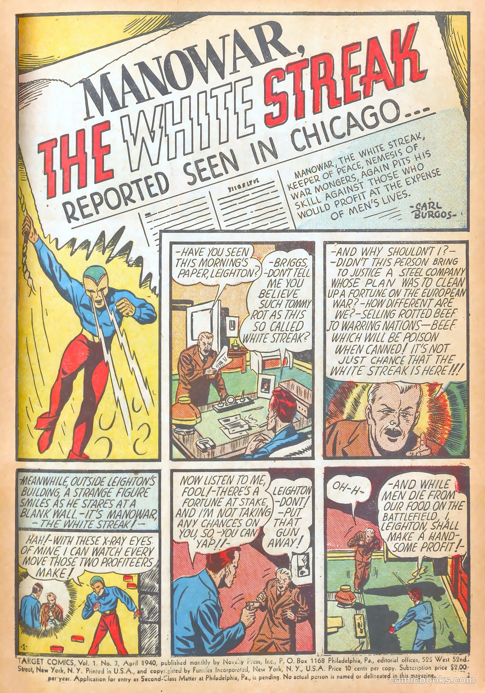 Target Comics #3 — page 4 of 70