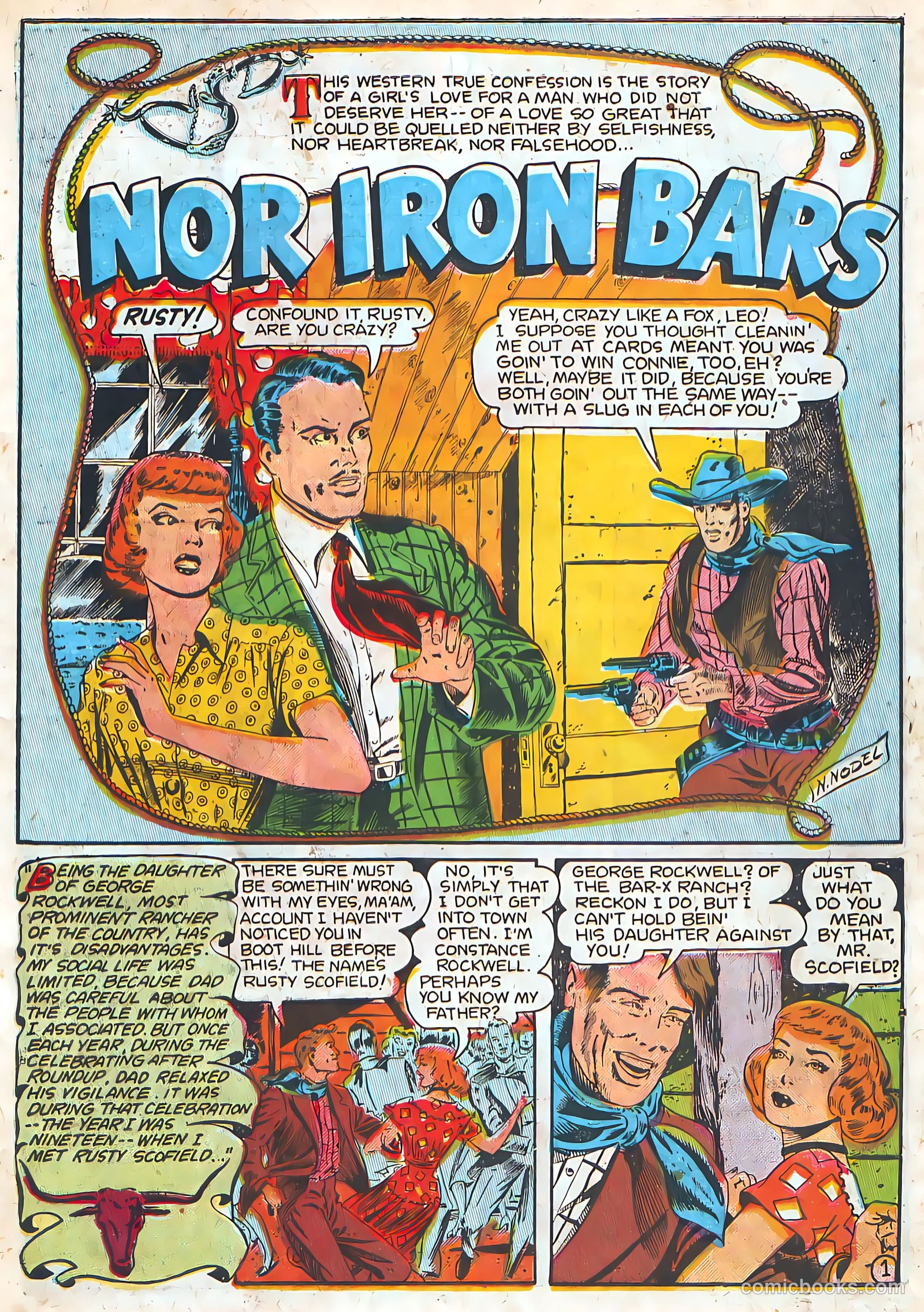 Target Western Romances #106 — page 3 of 36