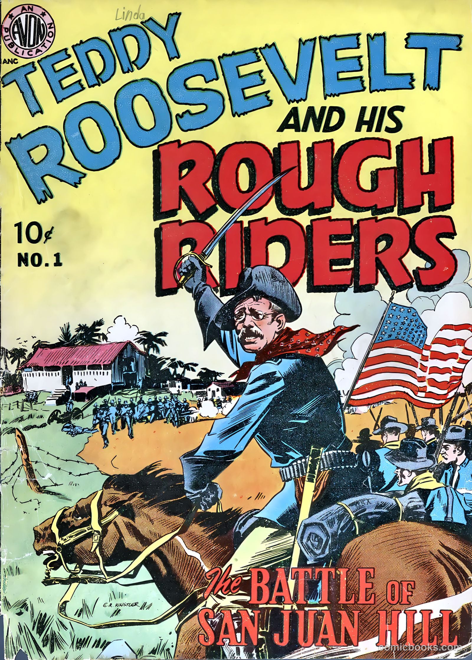Teddy Roosevelt and His Rough Riders #1 — page 1 of 36
