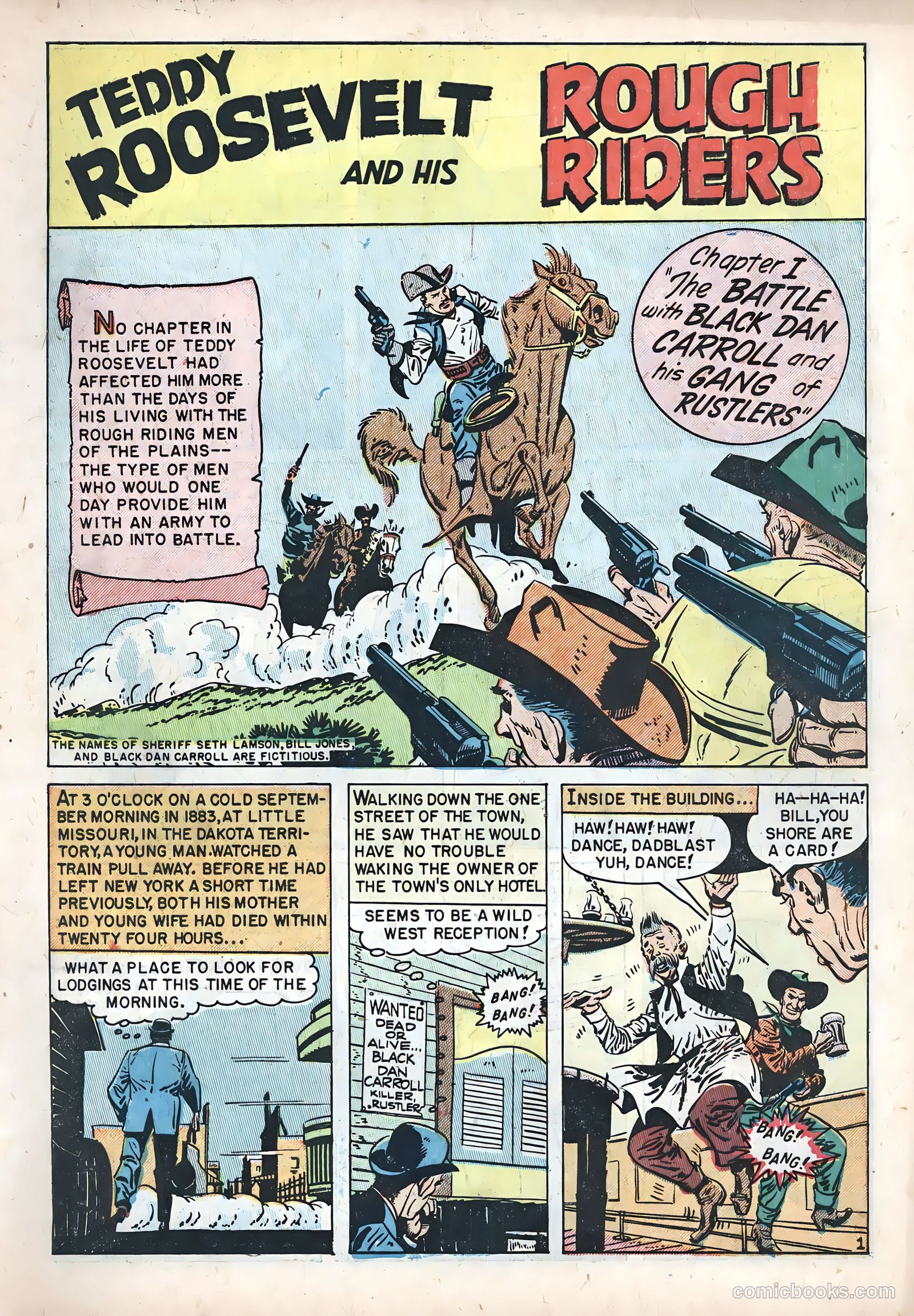 Teddy Roosevelt and His Rough Riders #1 — page 3 of 36