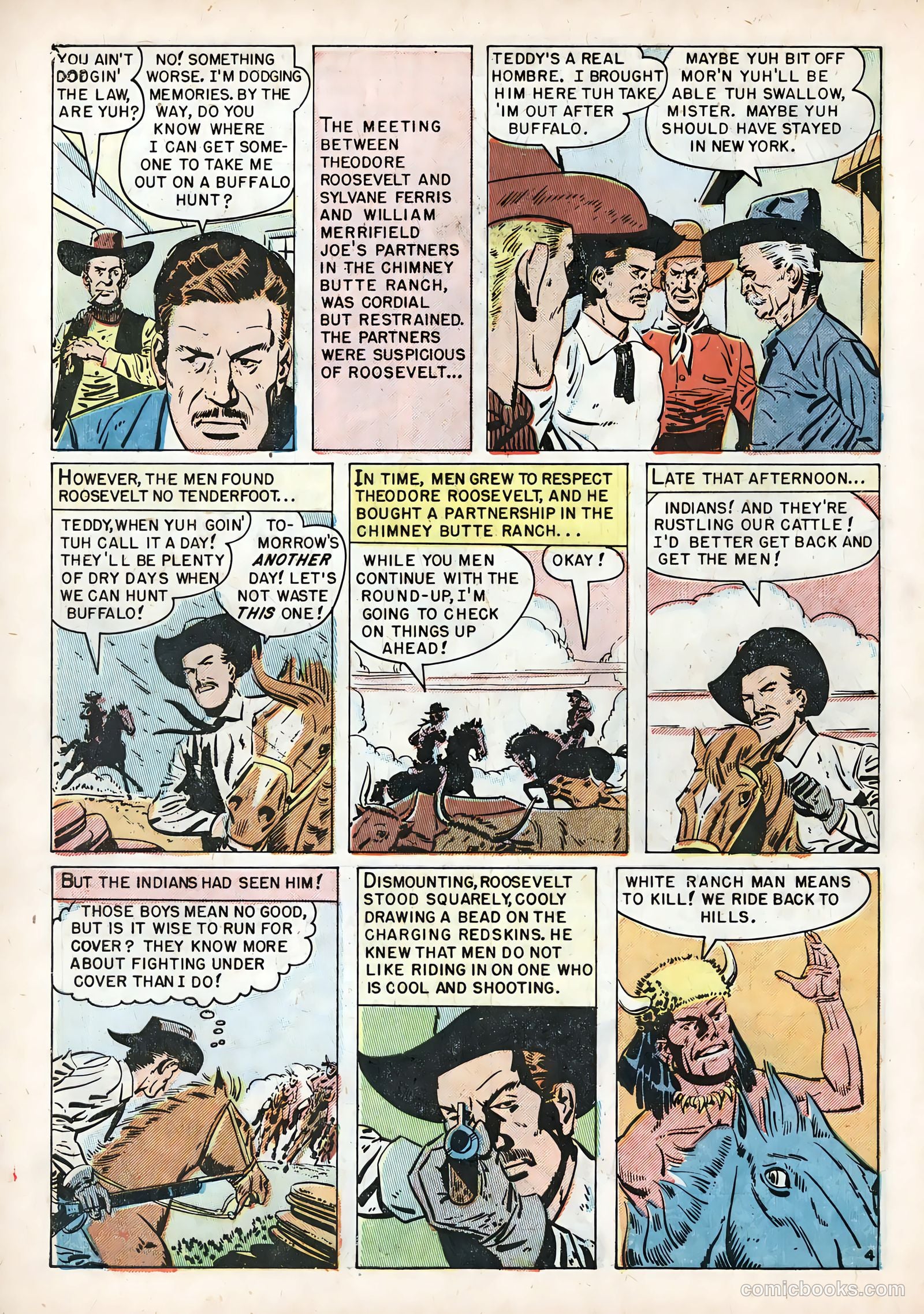 Teddy Roosevelt and His Rough Riders #1 — page 6 of 36