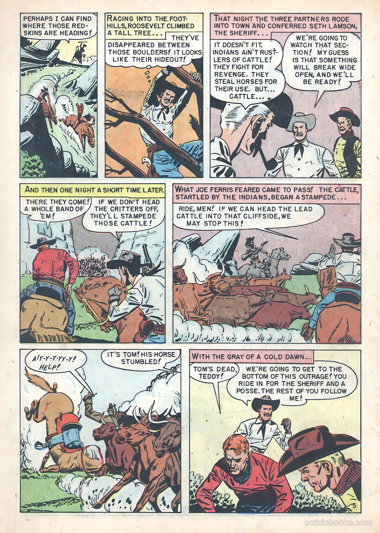 Teddy Roosevelt and His Rough Riders #1 — page 7 of 36
