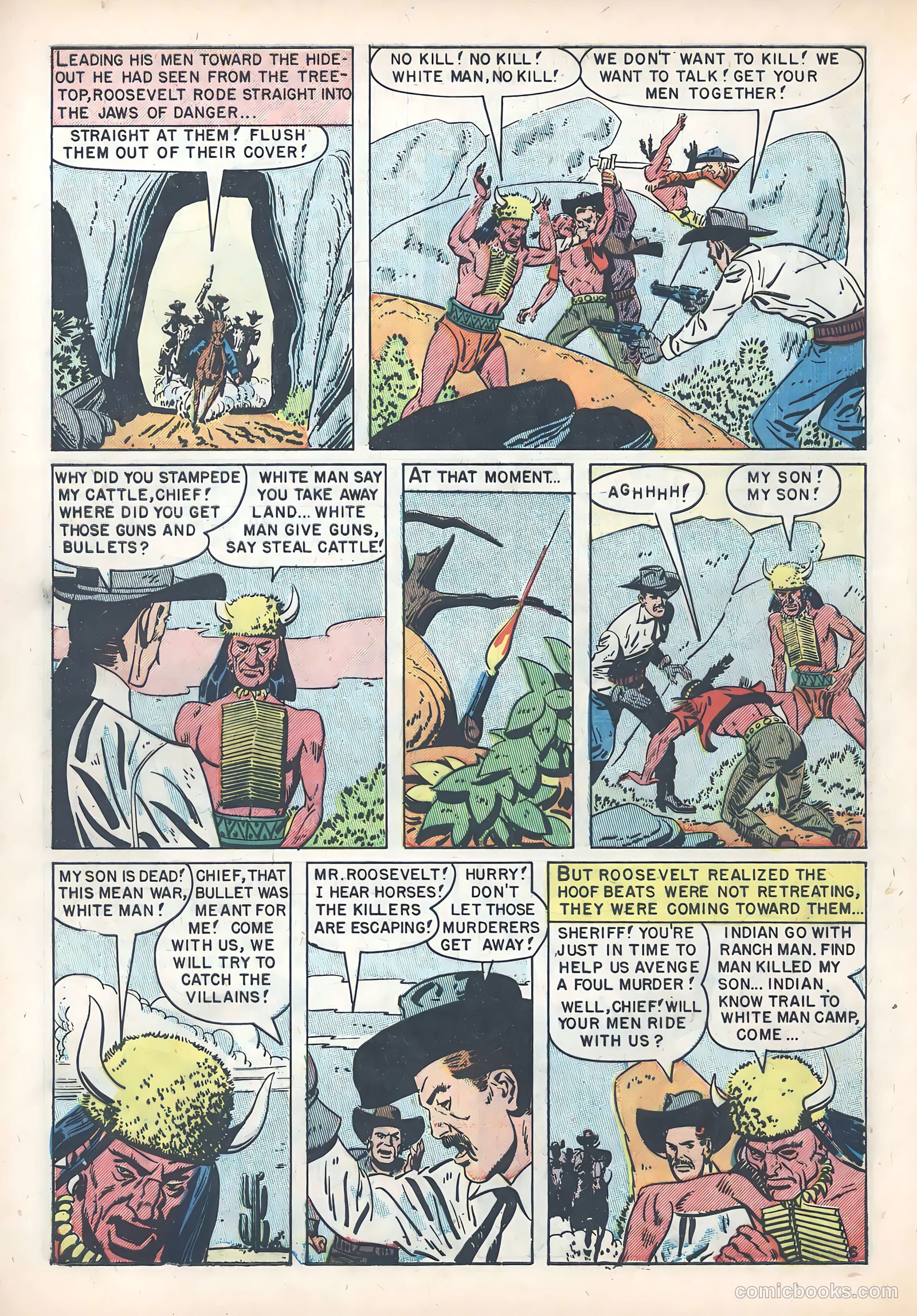Teddy Roosevelt and His Rough Riders #1 — page 8 of 36