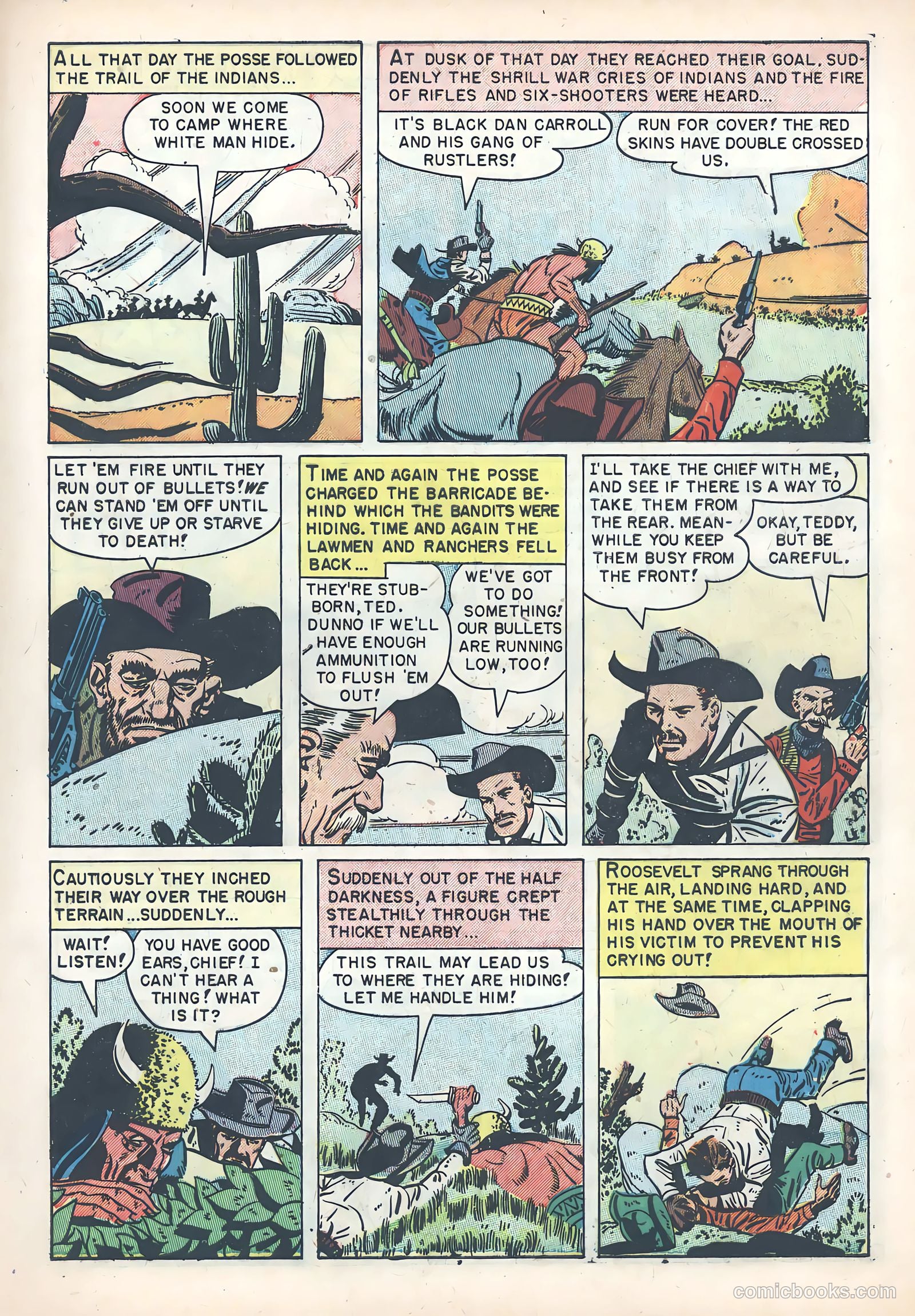 Teddy Roosevelt and His Rough Riders #1 — page 9 of 36
