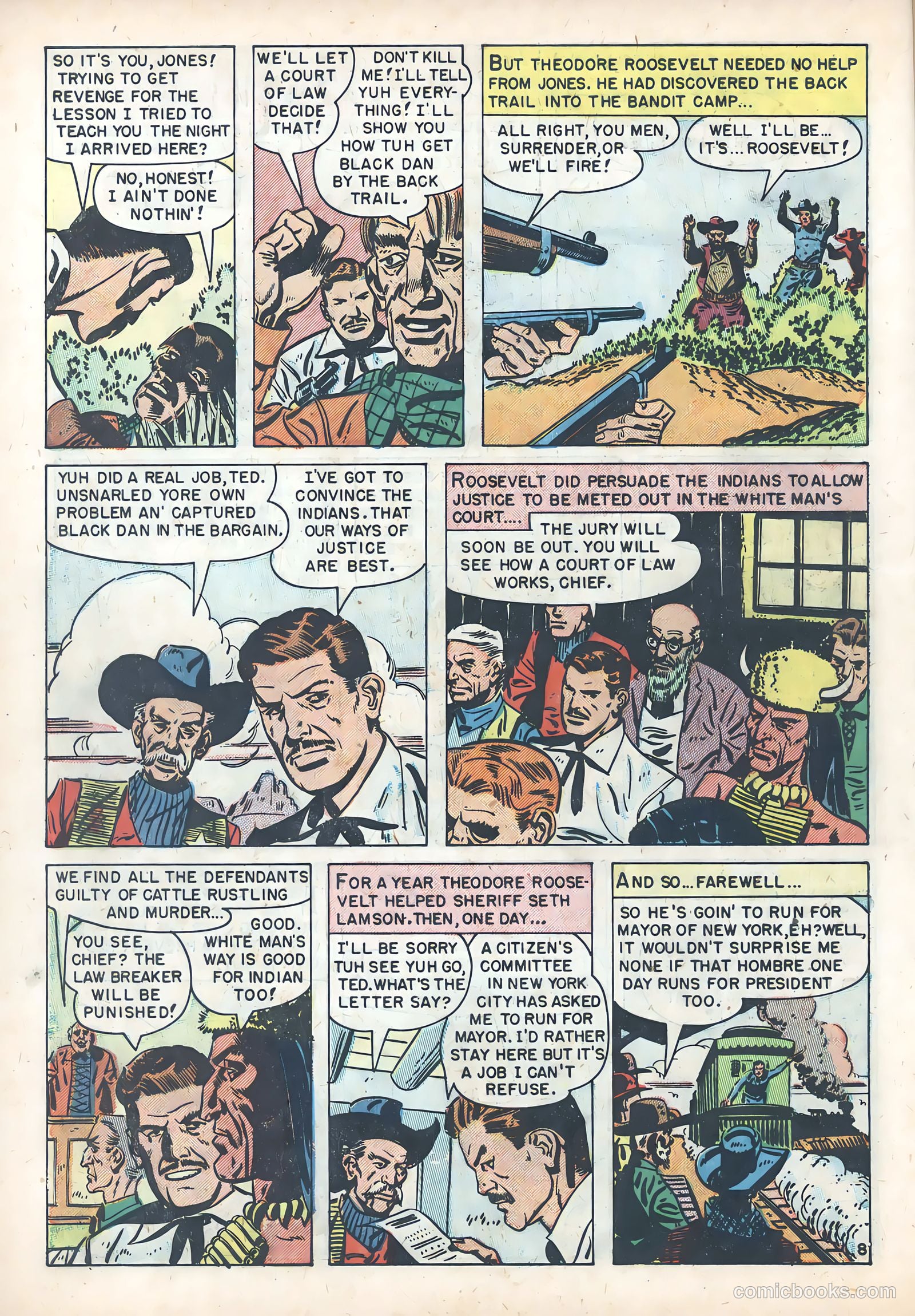 Teddy Roosevelt and His Rough Riders #1 — page 10 of 36