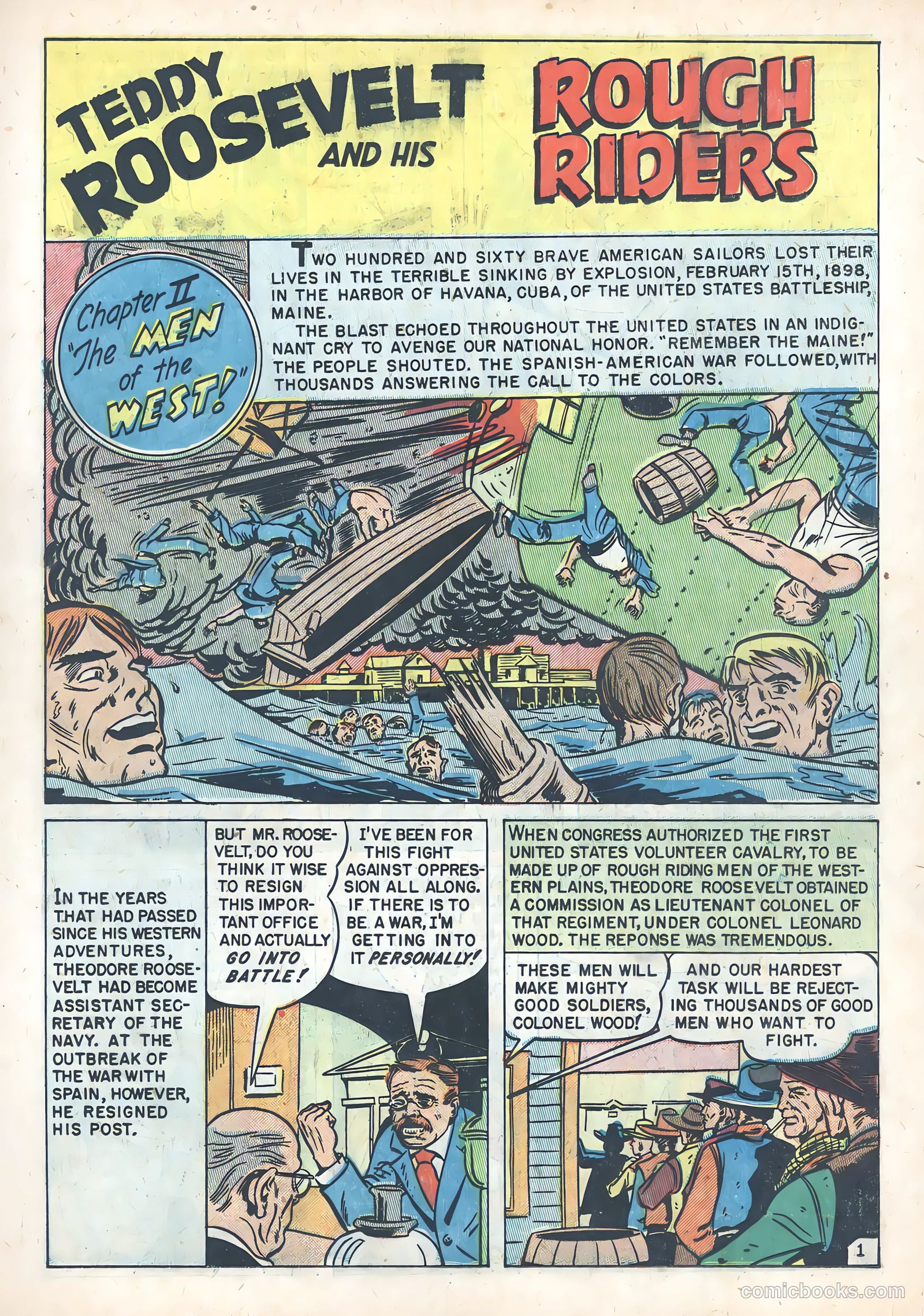 Teddy Roosevelt and His Rough Riders #1 — page 11 of 36