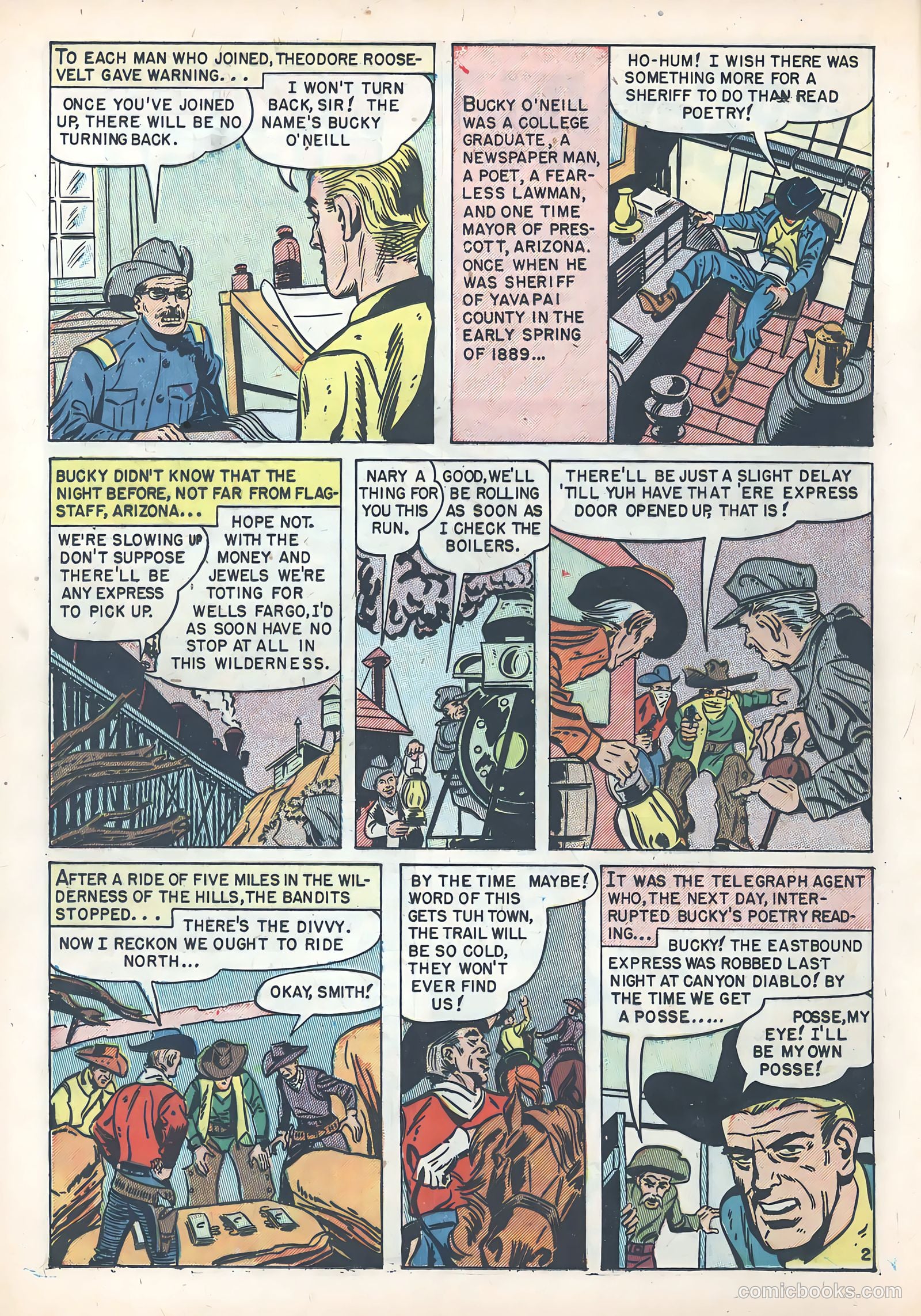 Teddy Roosevelt and His Rough Riders #1 — page 12 of 36
